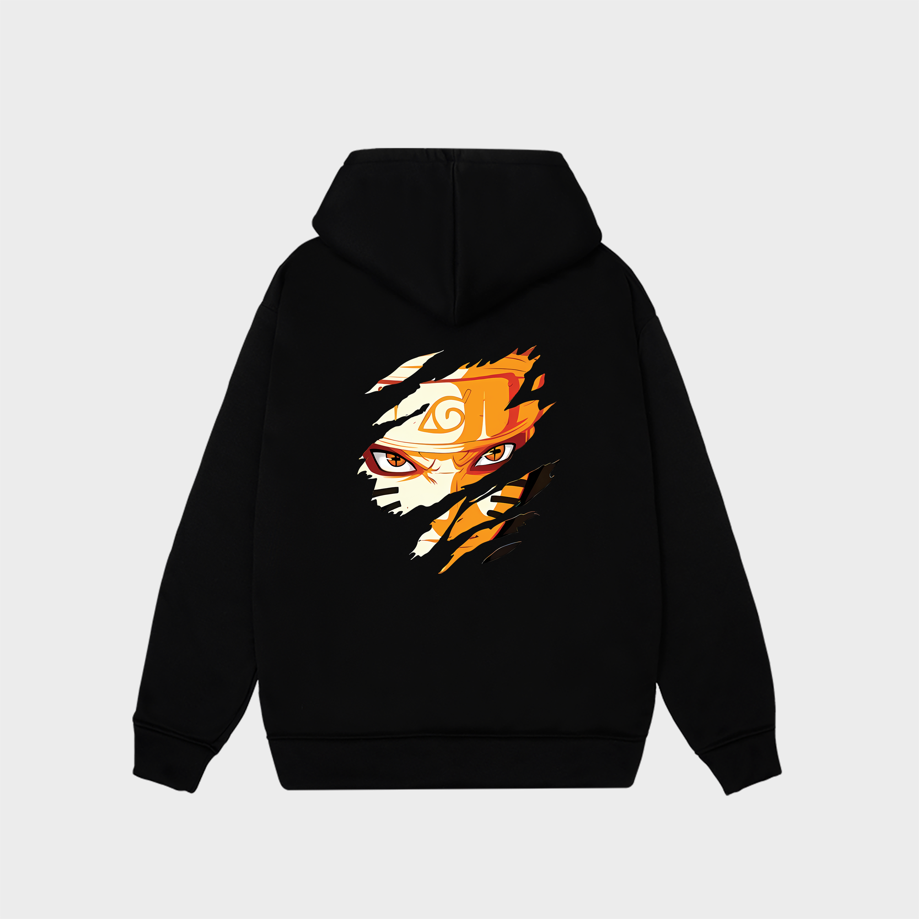 NARUTO MANGA HOODIE / ĐEN