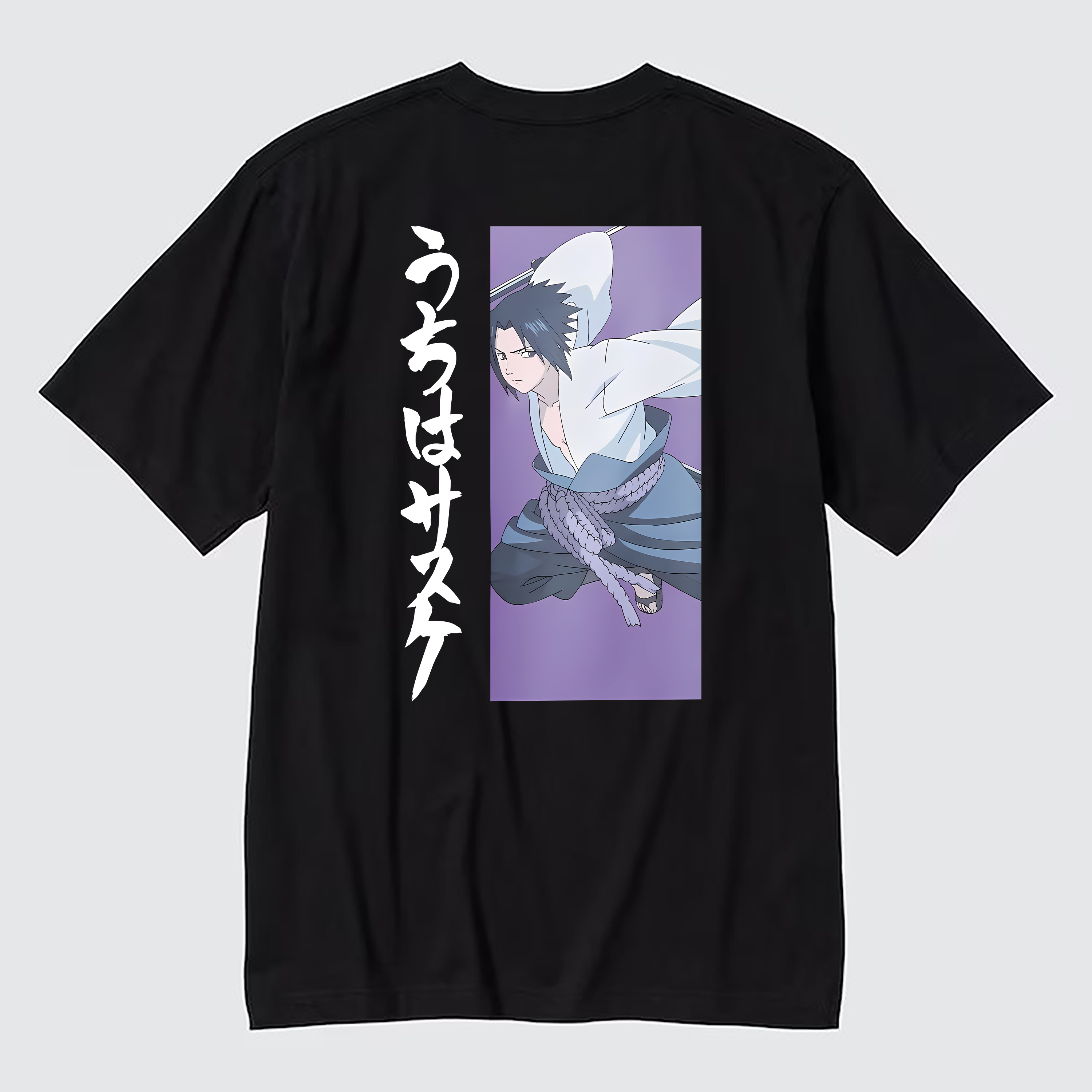 NARUTO BERSHKA T-SHIRT / ĐEN