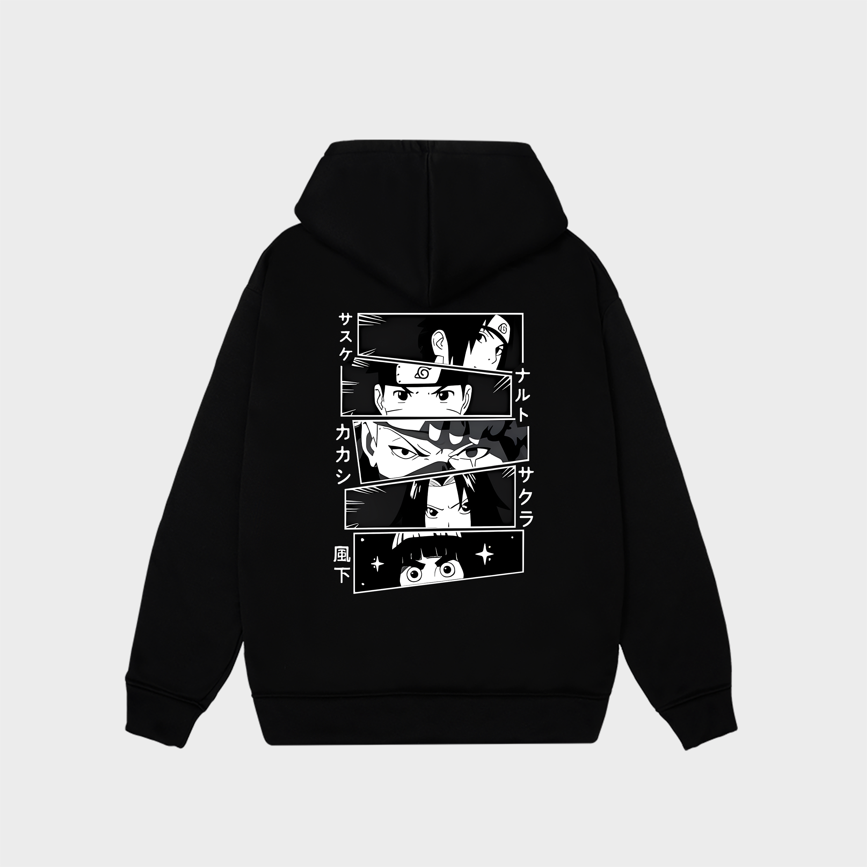 NARUTO AA HOODIE / ĐEN