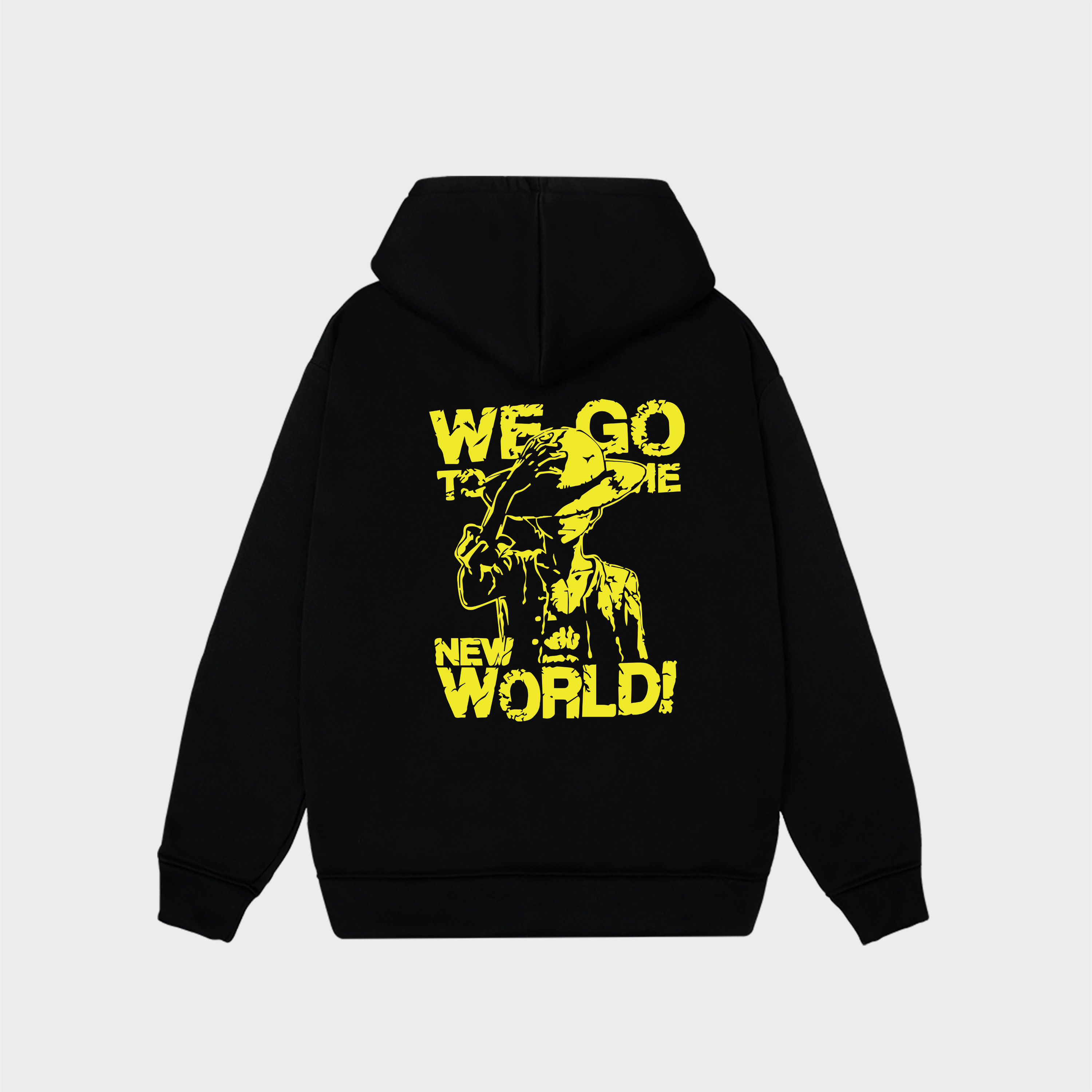 ONE PIECE LUFFY GEAR 5 HOODIE / ĐEN