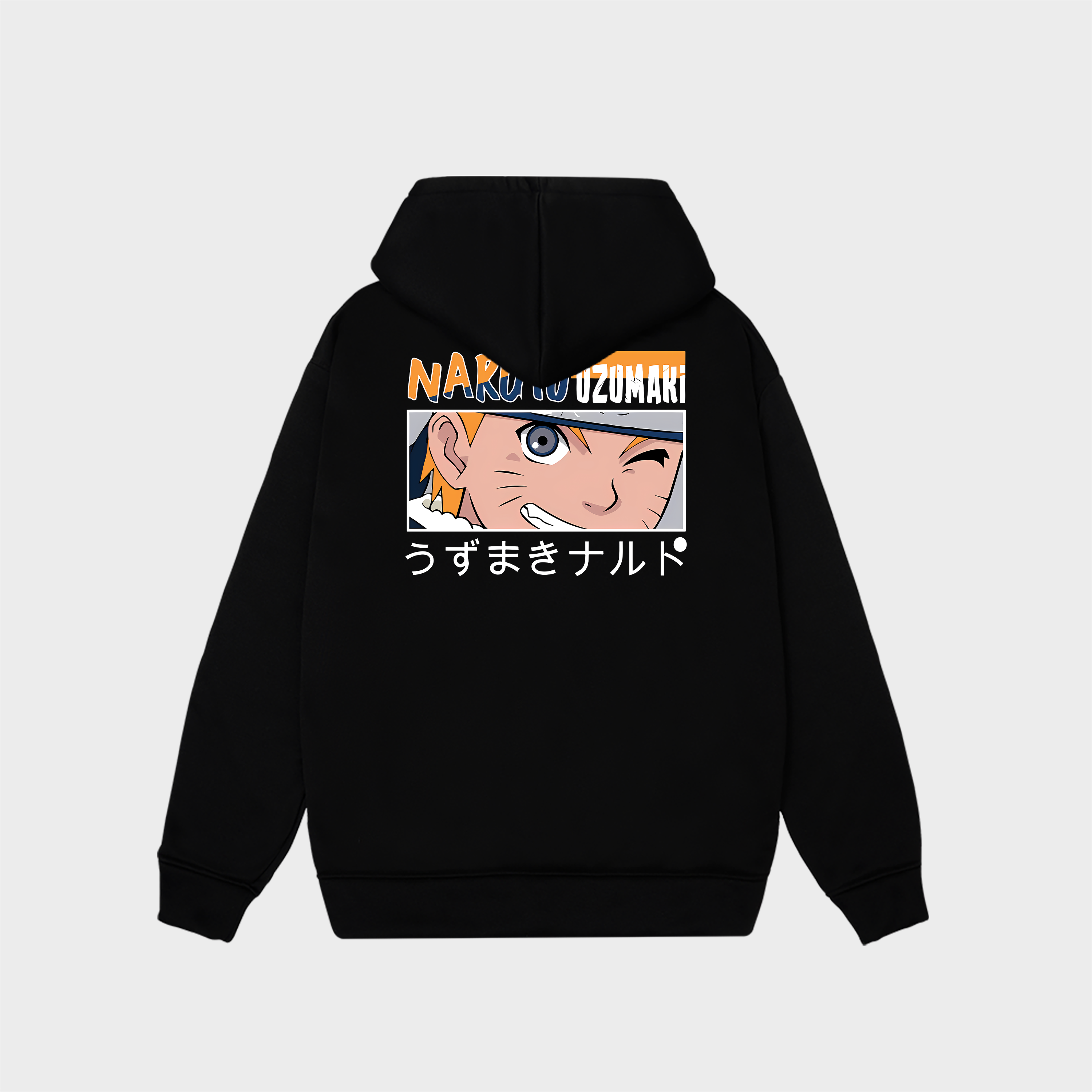 NARUTO VINTAGE HOODIE / ĐEN