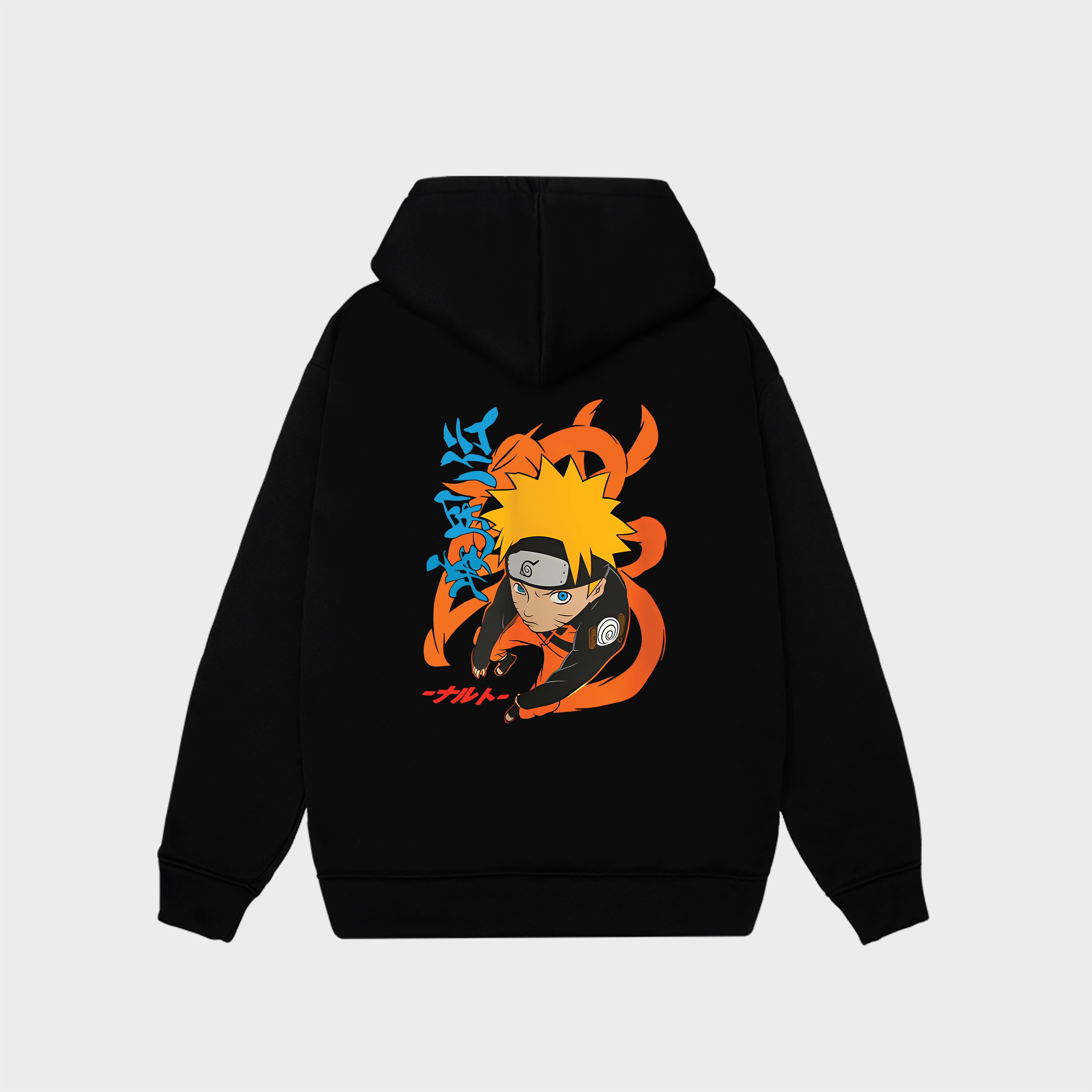 NARUTO UZUMAKI UNISEX HOODIE / ĐEN