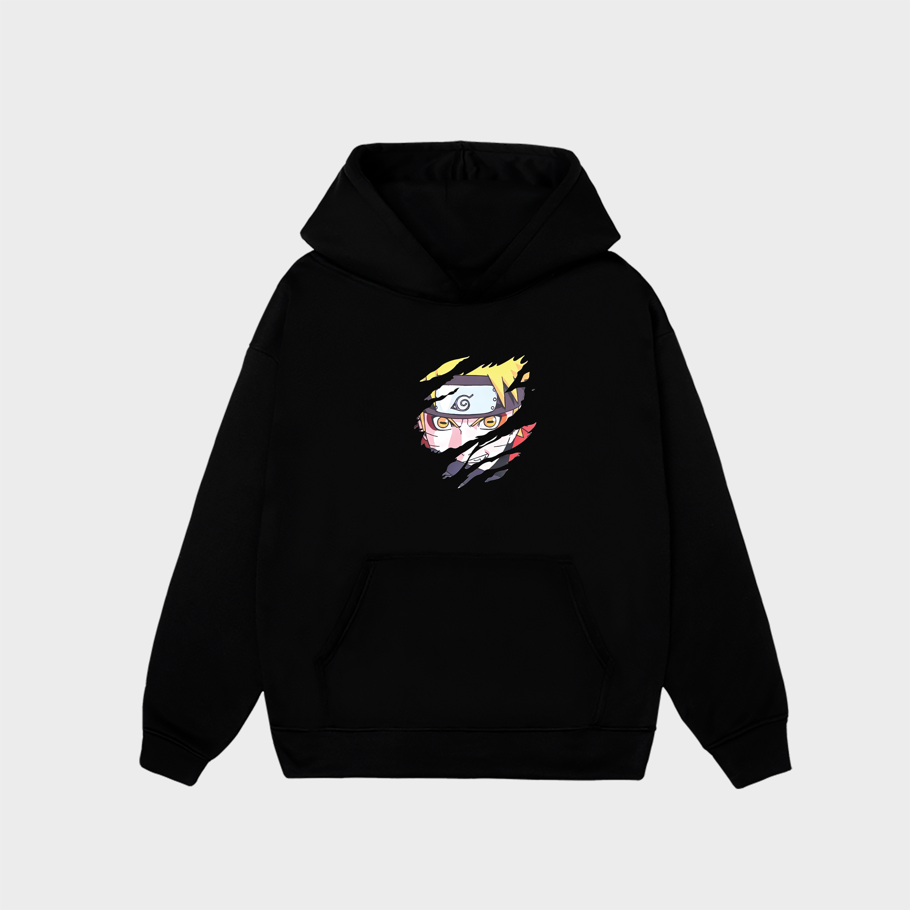 NARUTO AEROCOOL HOODIE / ĐEN