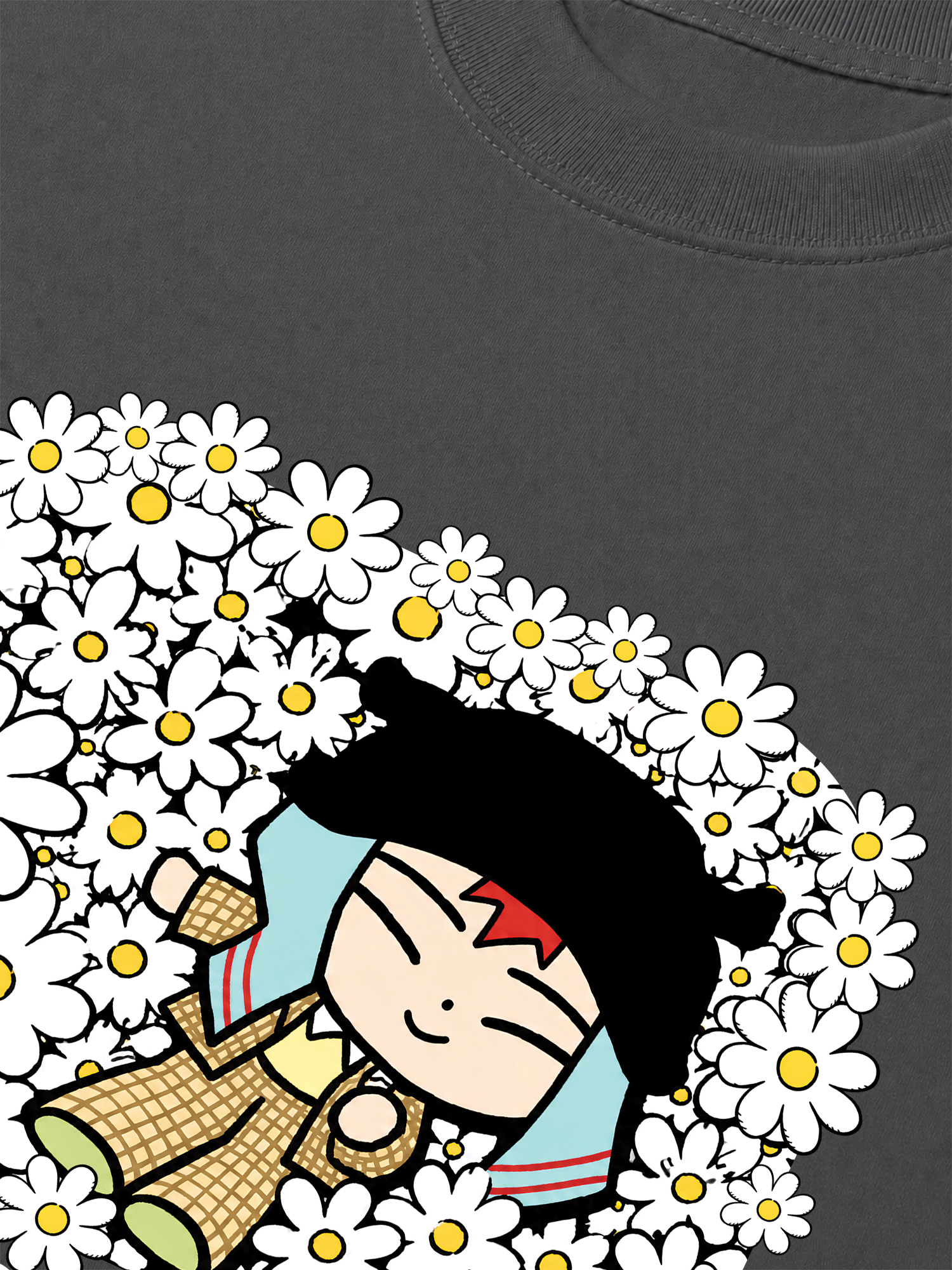 Áo Thun Relaxed Fit GD Daisy Flower