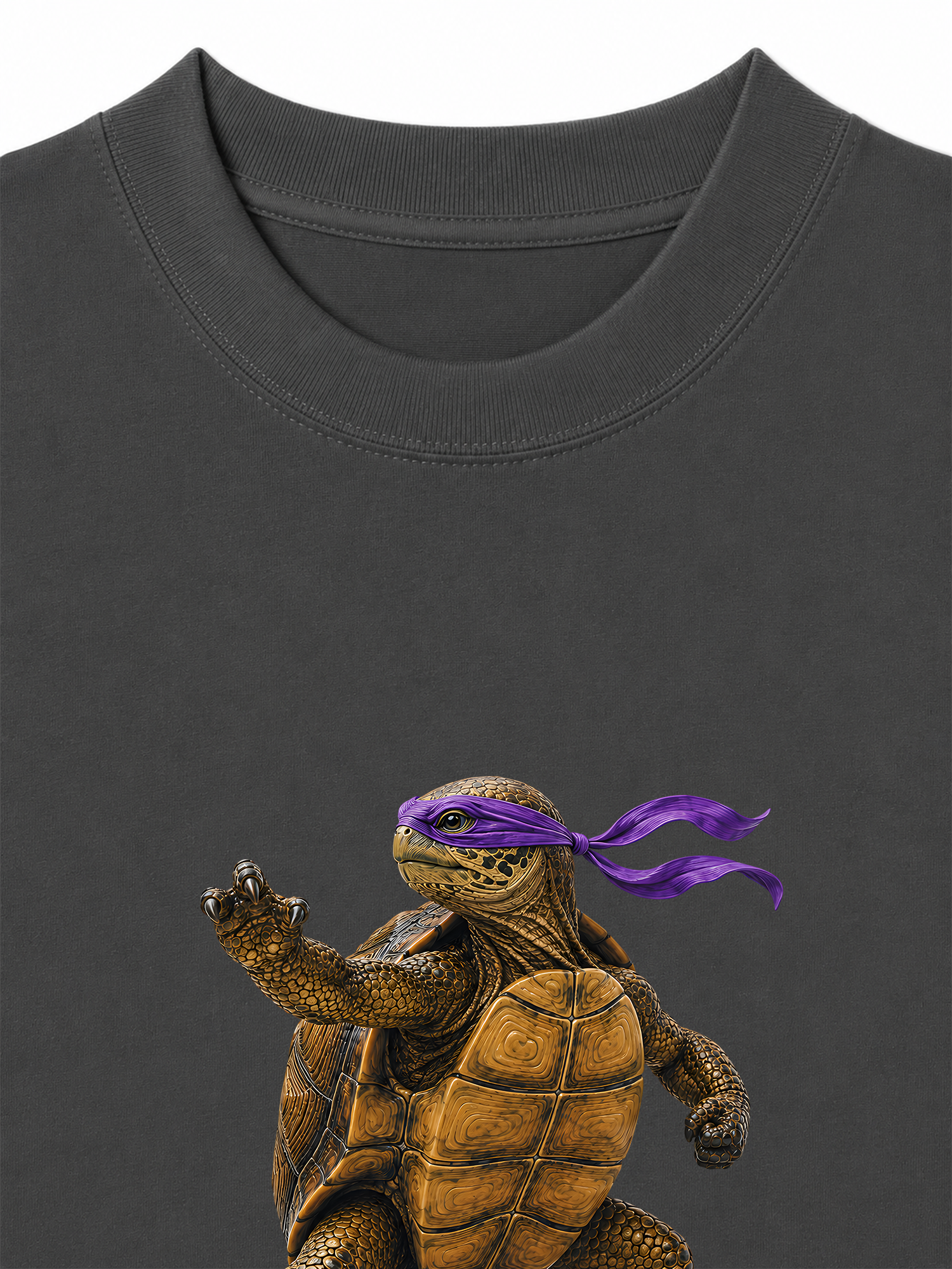 Áo Thun Relaxed Fit Purple Turtle