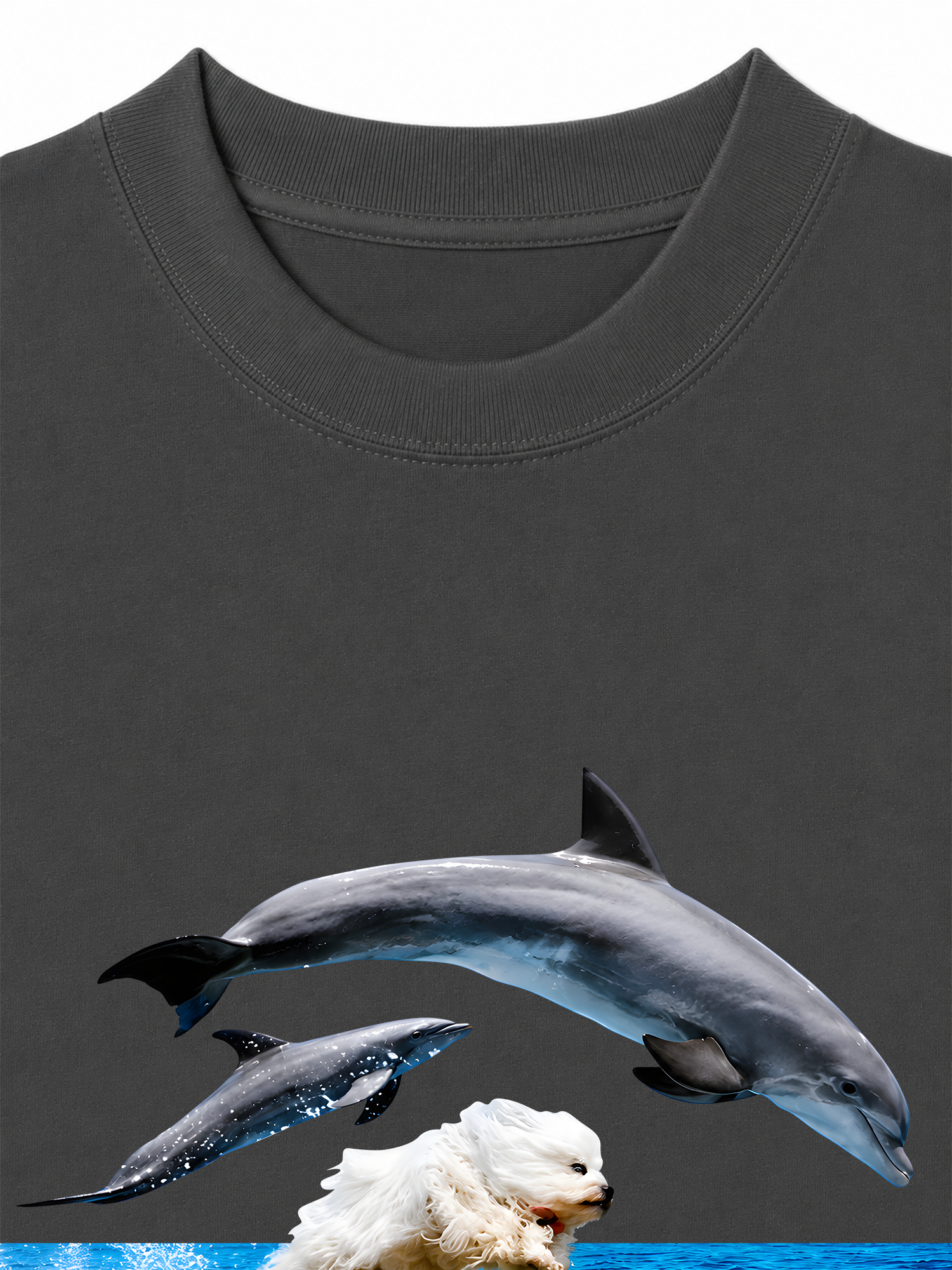 Áo Thun Relaxed Fit I Just Gotta Be Me Dog And Dolphin