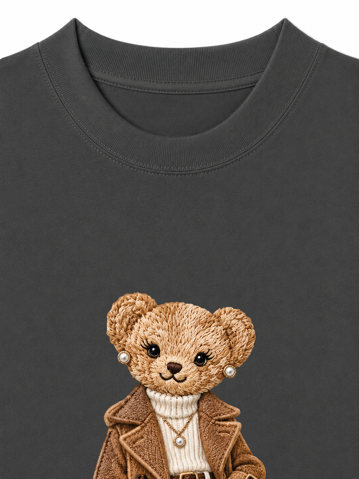 Áo Thun Relaxed Fit Bear With Trend Coat