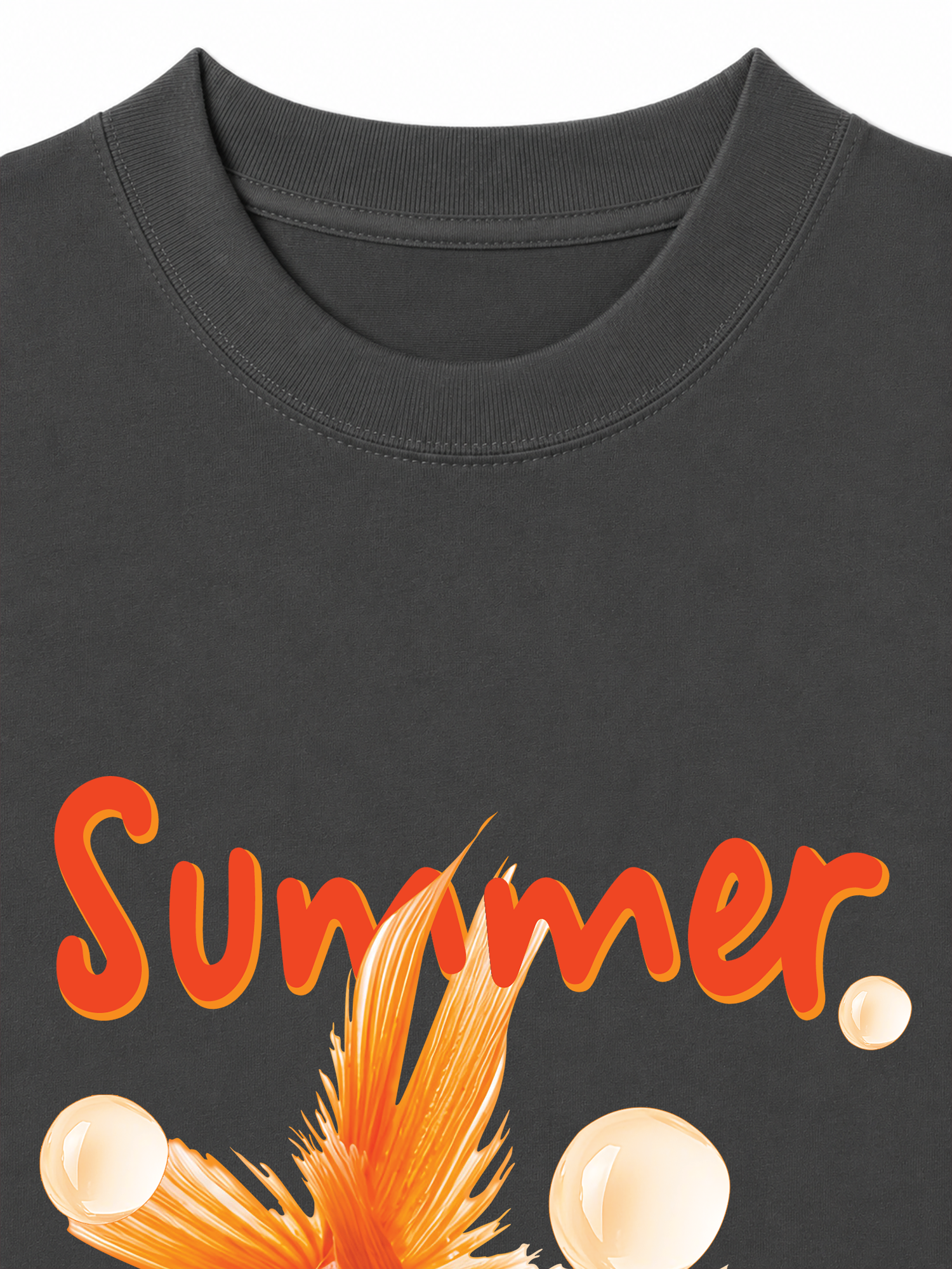 Áo Thun Relaxed Fit Tshirt Tropical Cá Vàng