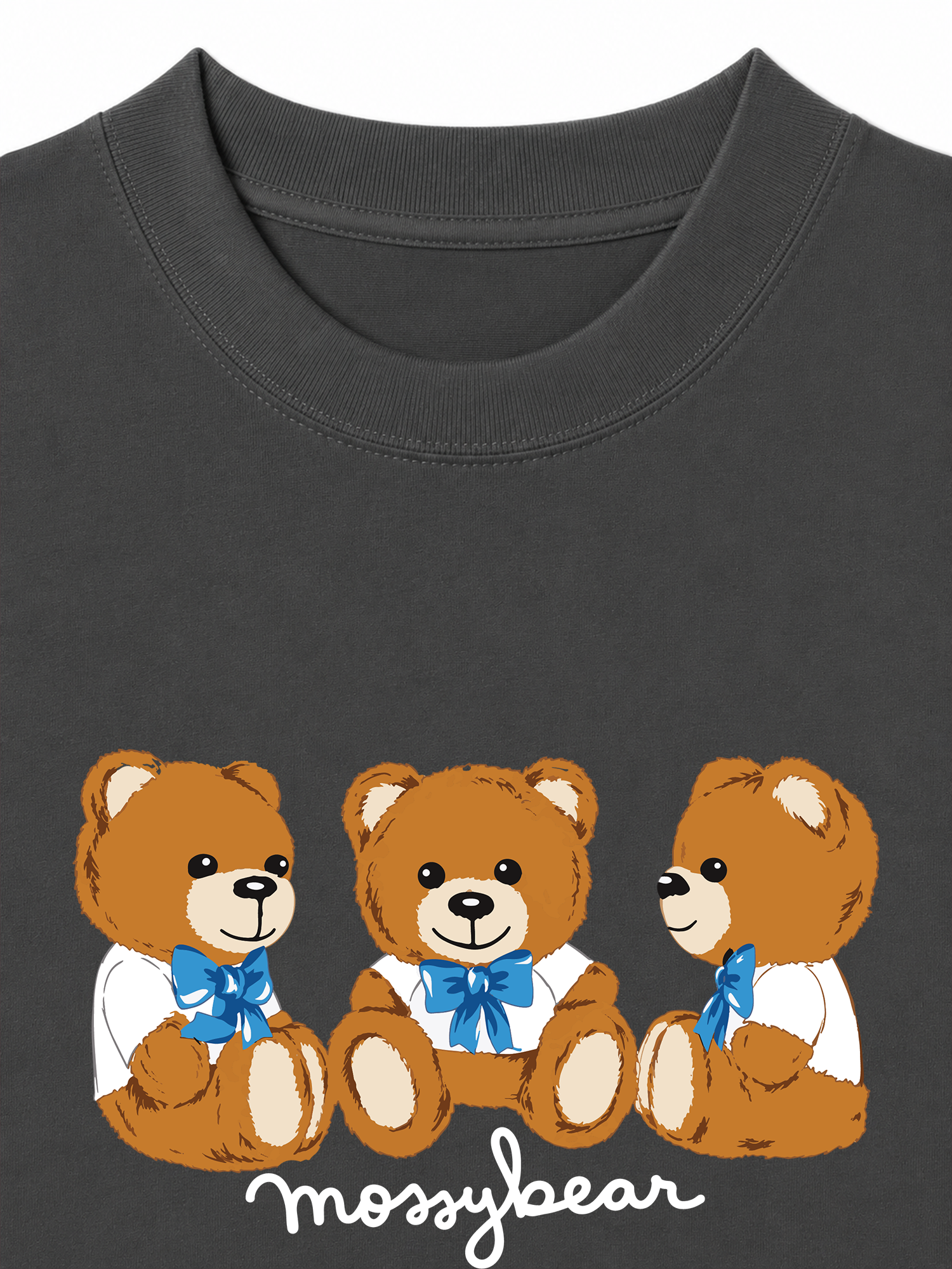 Áo Thun Relaxed Fit Mossy Bear Three Bear