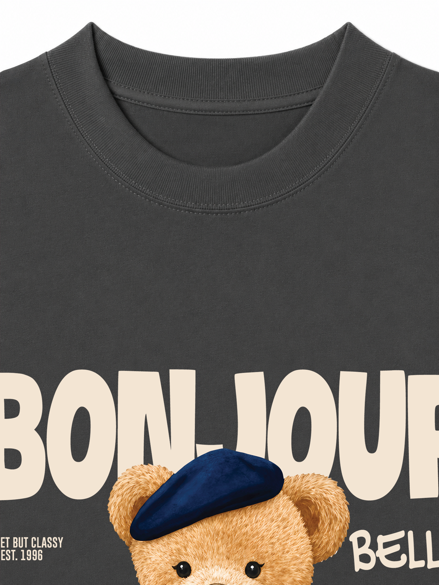 Áo Thun Relaxed Fit Bear Town Bonjour Bella