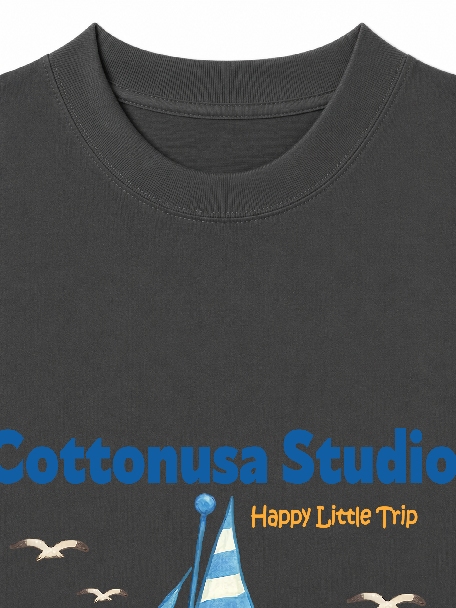 Áo Thun Relaxed Fit Tropical Happy Little Trip