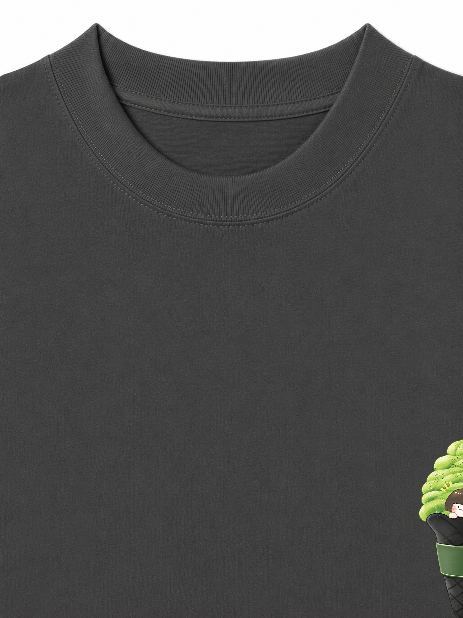 Áo Thun Relaxed Fit Daily Cup Matcha Cream