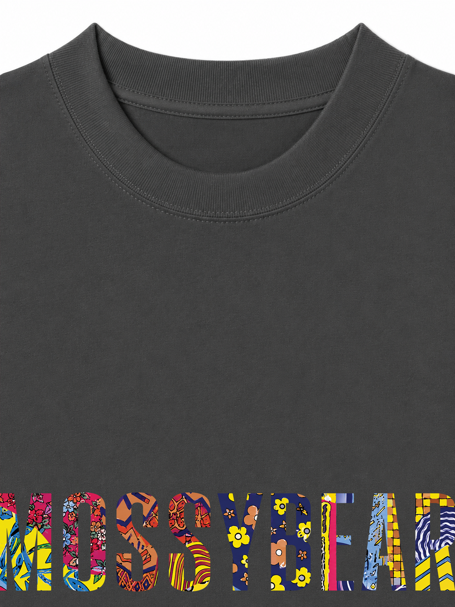 Áo Thun Relaxed Fit Mossy Bear Retro Logo