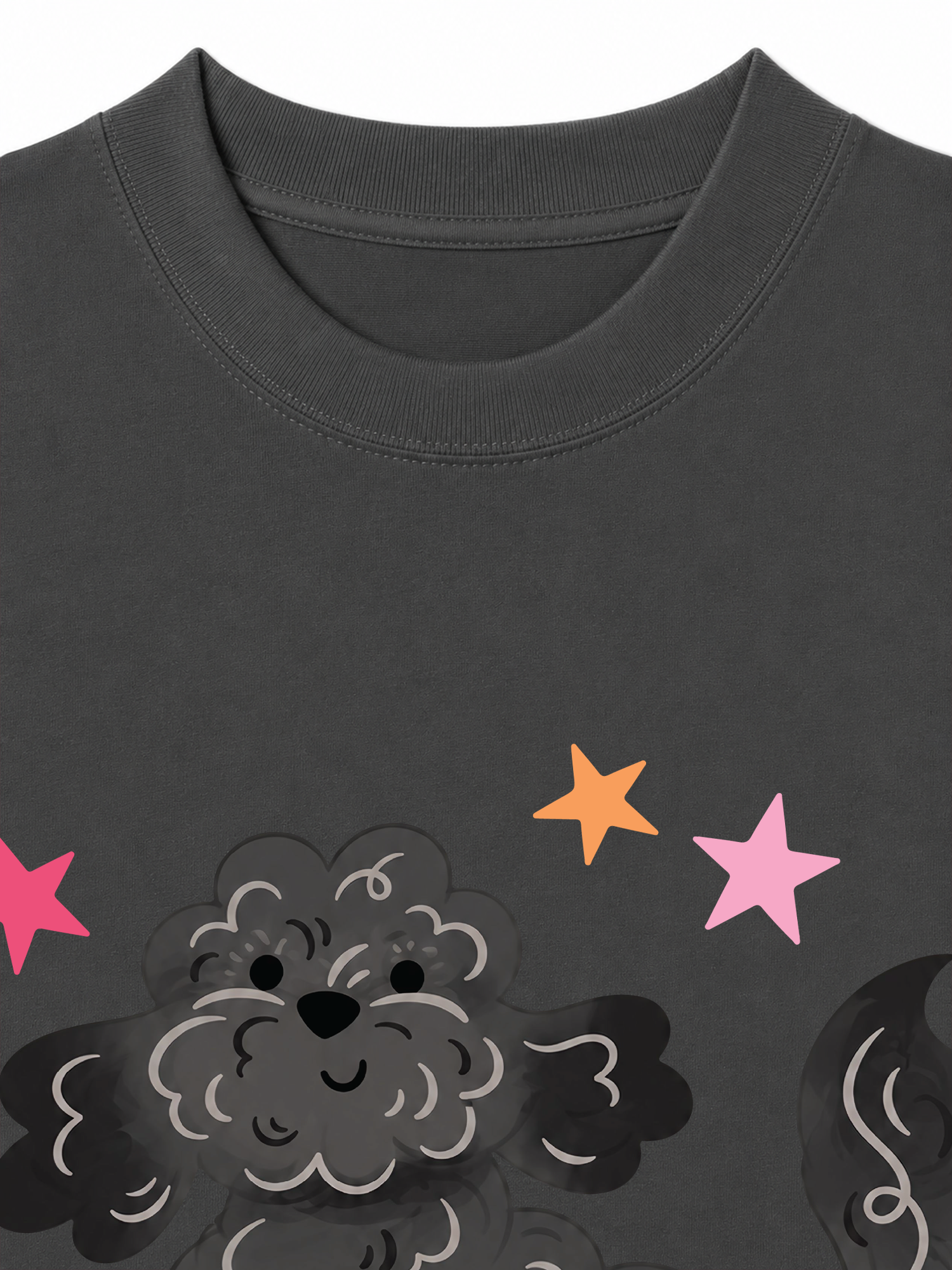 Áo Thun Relaxed Fit Soft Paw Poodle And Bling Ball