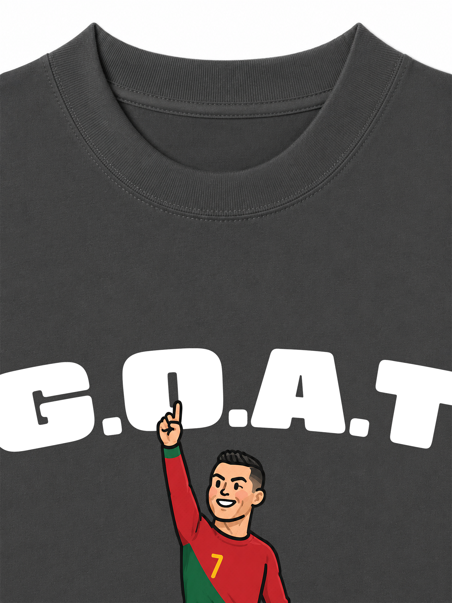Áo Thun Relaxed Fit Soccer 7 G.O.A.T