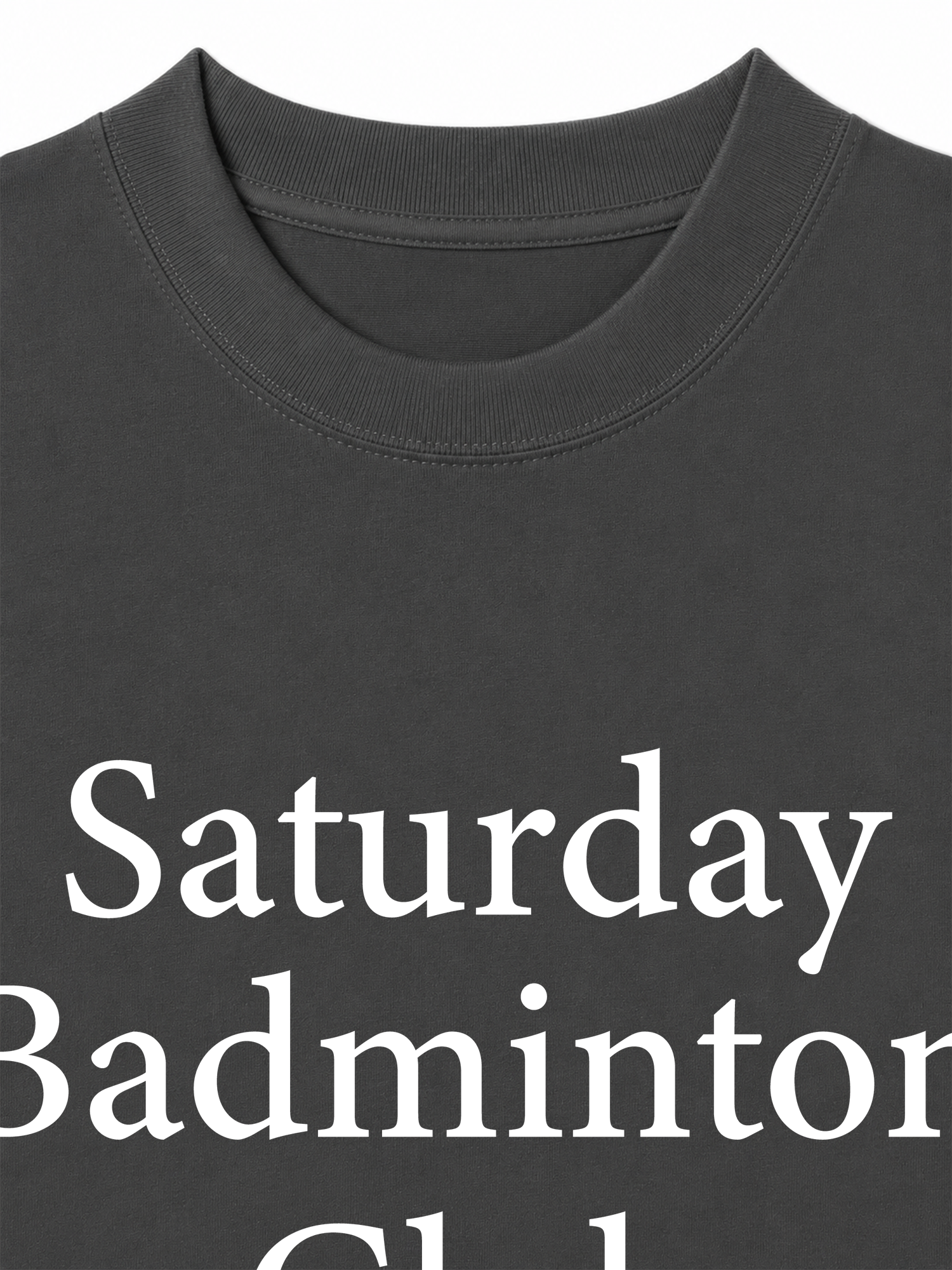 Áo Thun Relaxed Fit Saturday Badminton Club