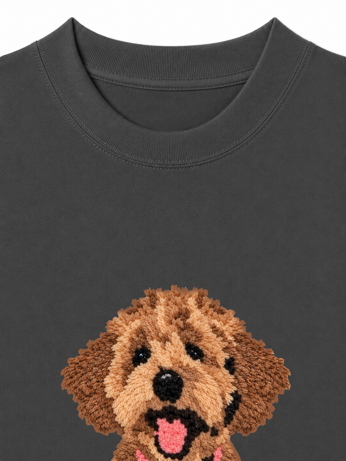 Áo Thun Relaxed Fit Cute Brown Puppy