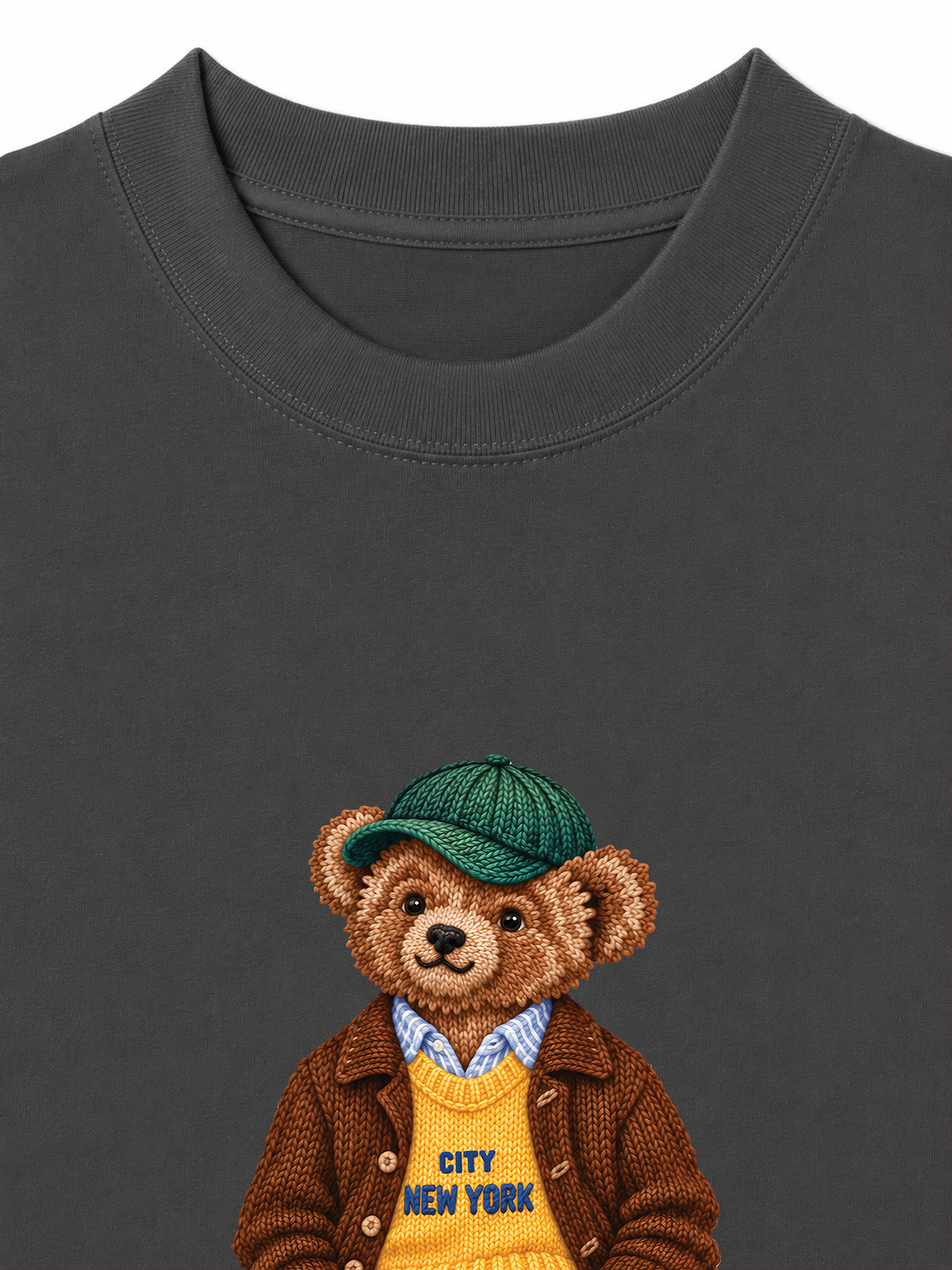 Áo Thun Relaxed Fit Bear Autumn Outfit