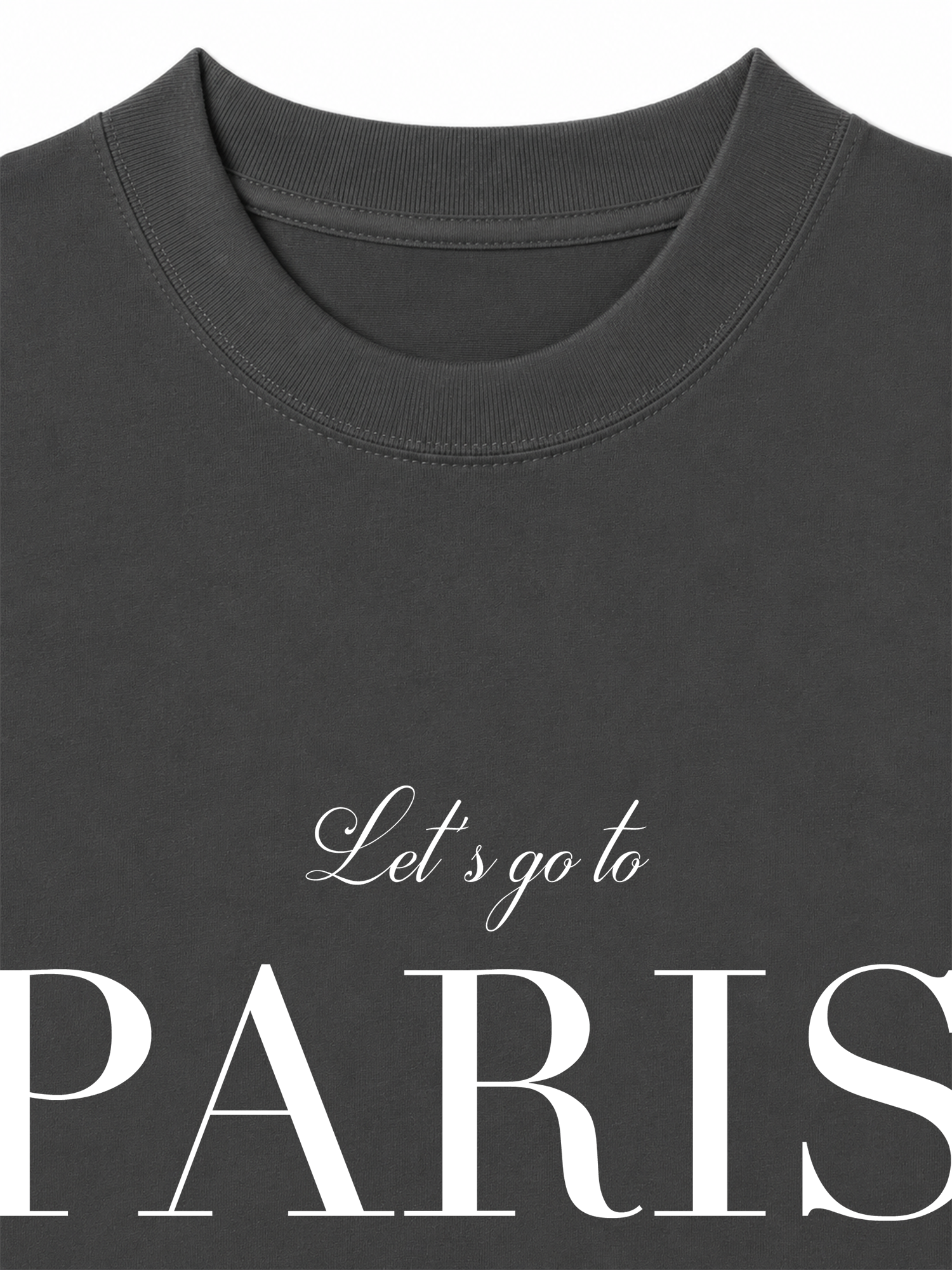 Áo Thun Relaxed Fit City Let's go to Paris