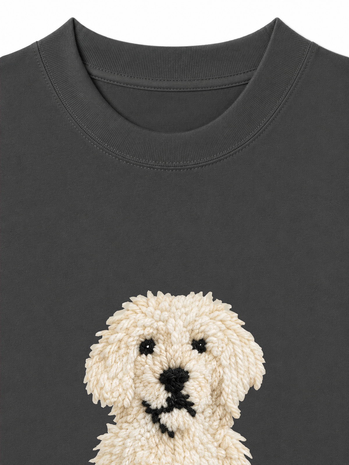 Áo Thun Relaxed Fit White Puppy