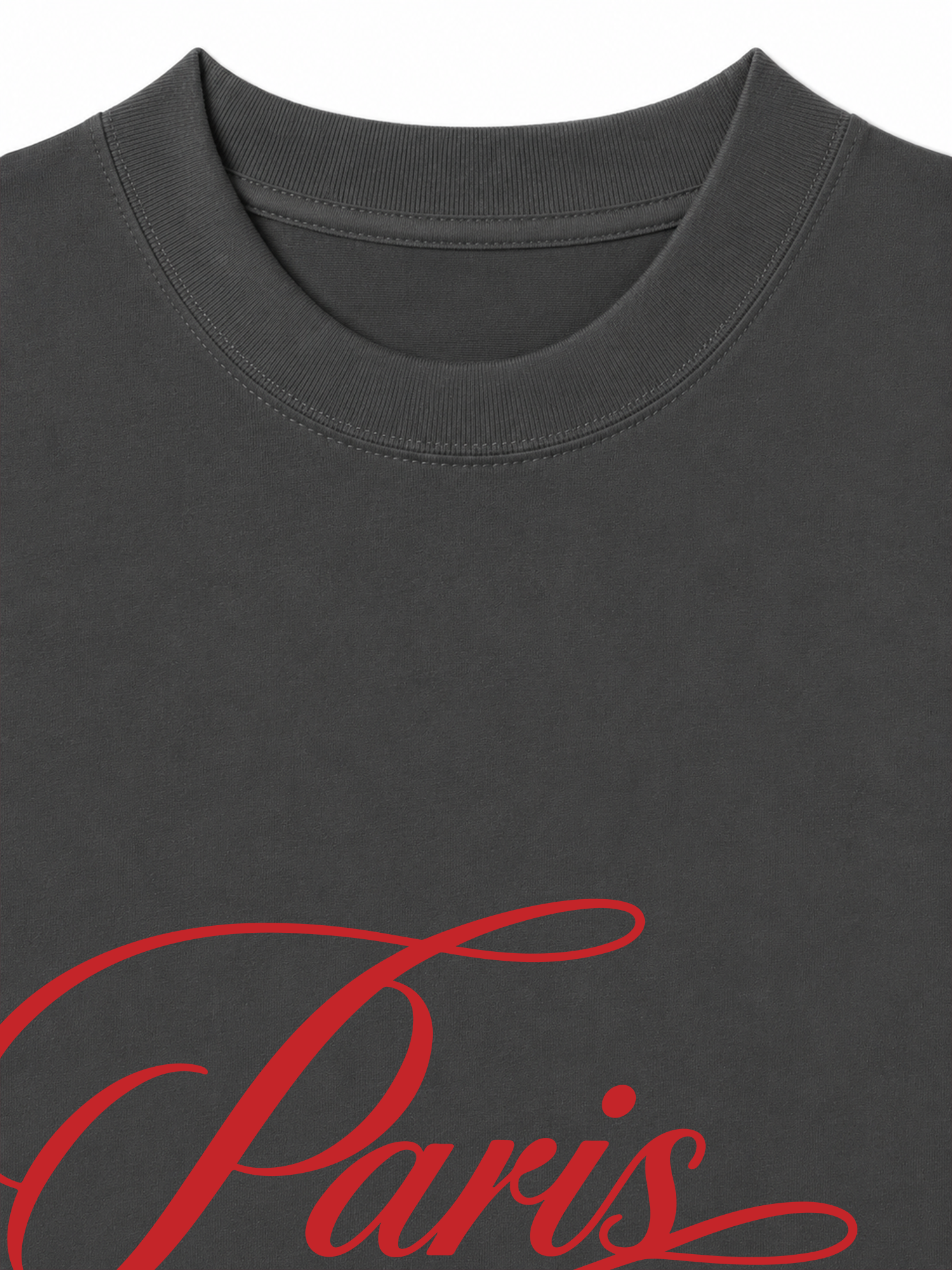 Áo Thun Relaxed Fit  Red Paris France