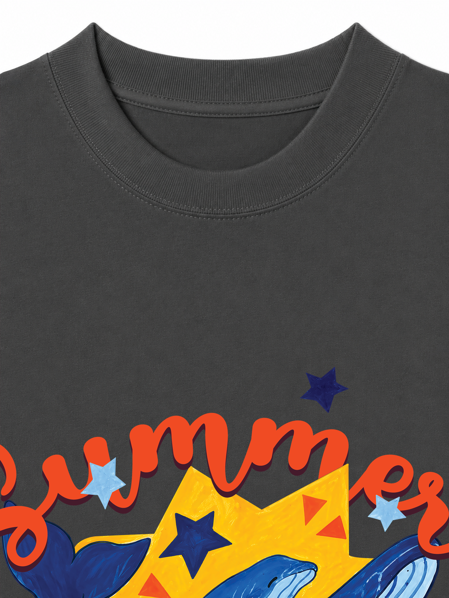 Áo Thun Relaxed Fit Tshirt Tropical Summer Vibes