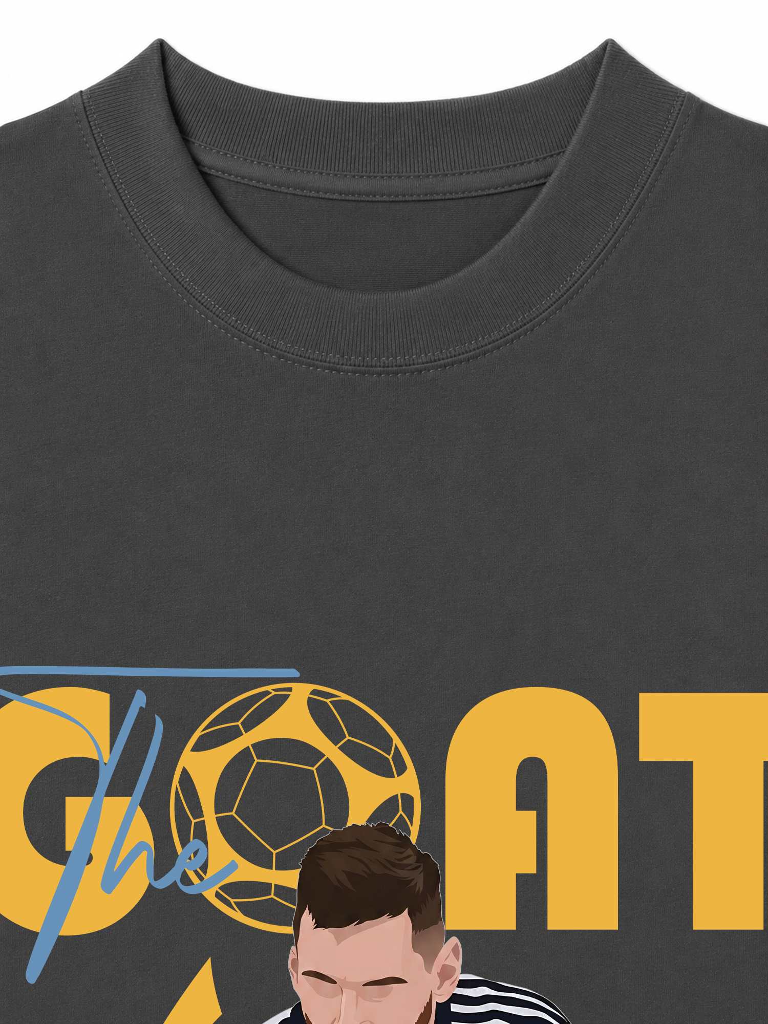 Áo Thun Relaxed Fit Soccer The Goat No 1