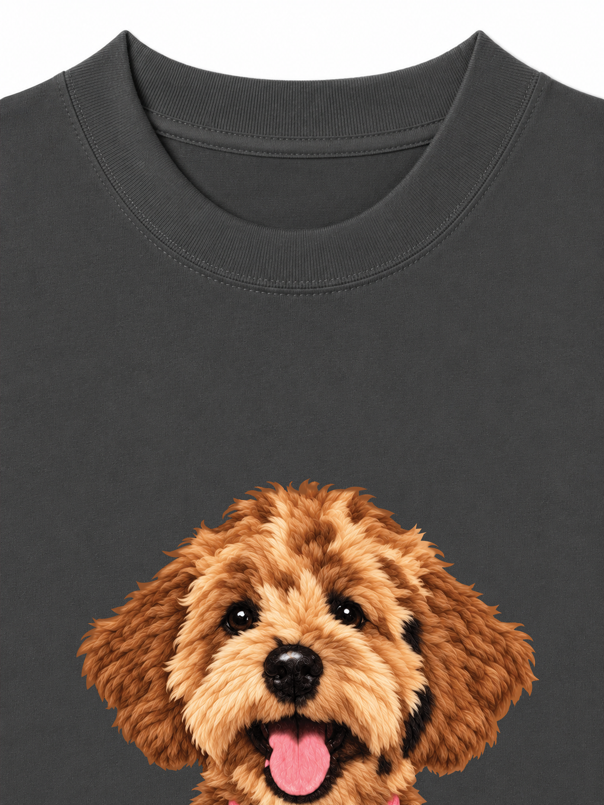 Áo Thun Relaxed Fit Cute Brown Puppy