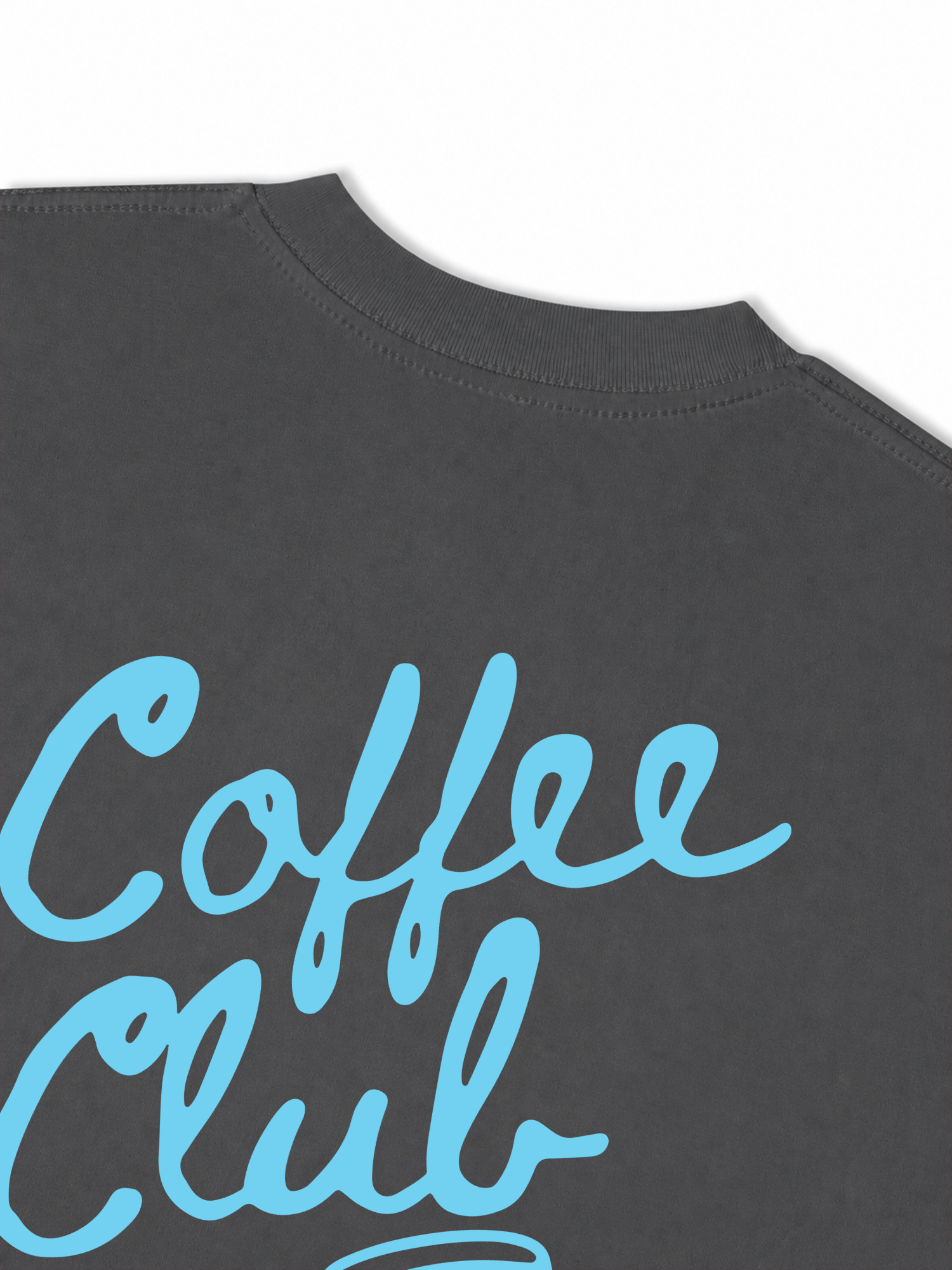 Áo Thun Relaxed Fit Coffee Club Blue