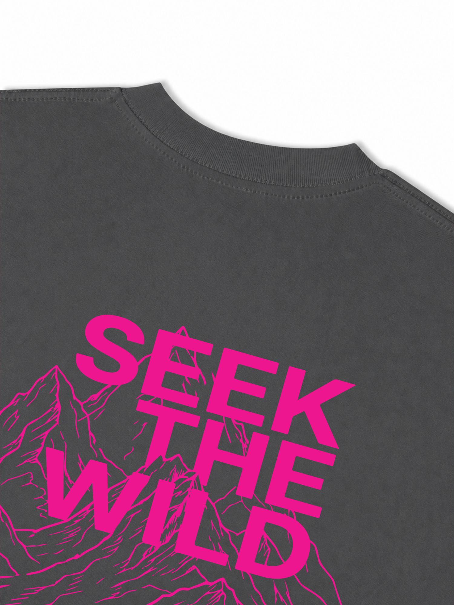 Áo Thun Relaxed Fit Adventure Pink Seek The Wild 9