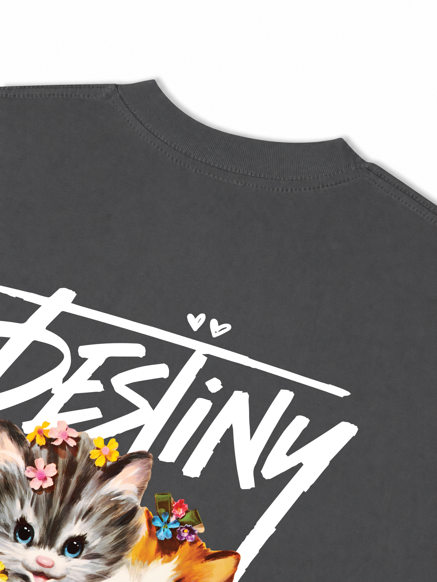 Áo Thun Relaxed Fit Destiny Love Cats