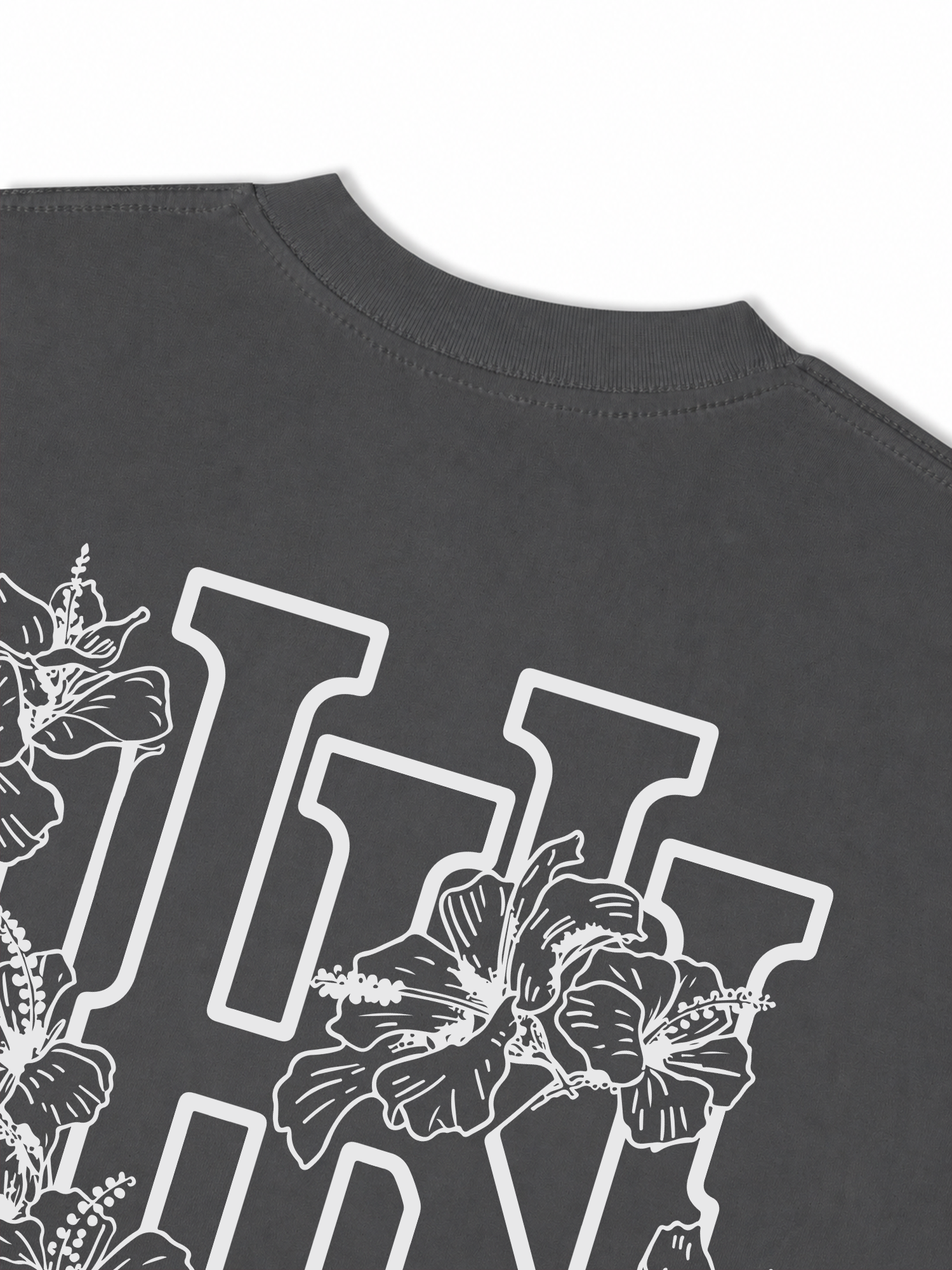Áo Thun Relaxed Fit Master Baseball  Flower Black White