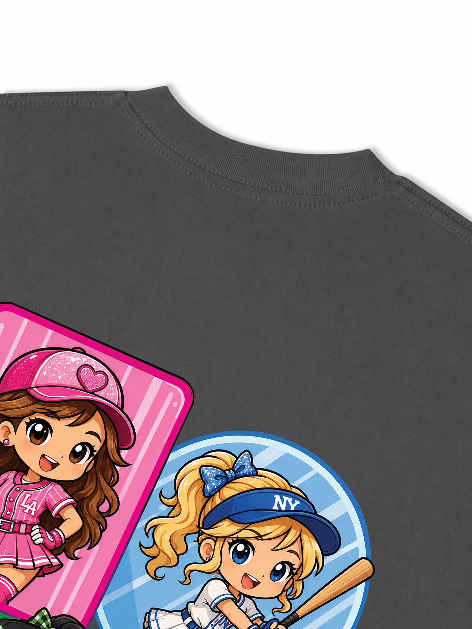 Áo Thun Relaxed Fit Baseball PowerGirl