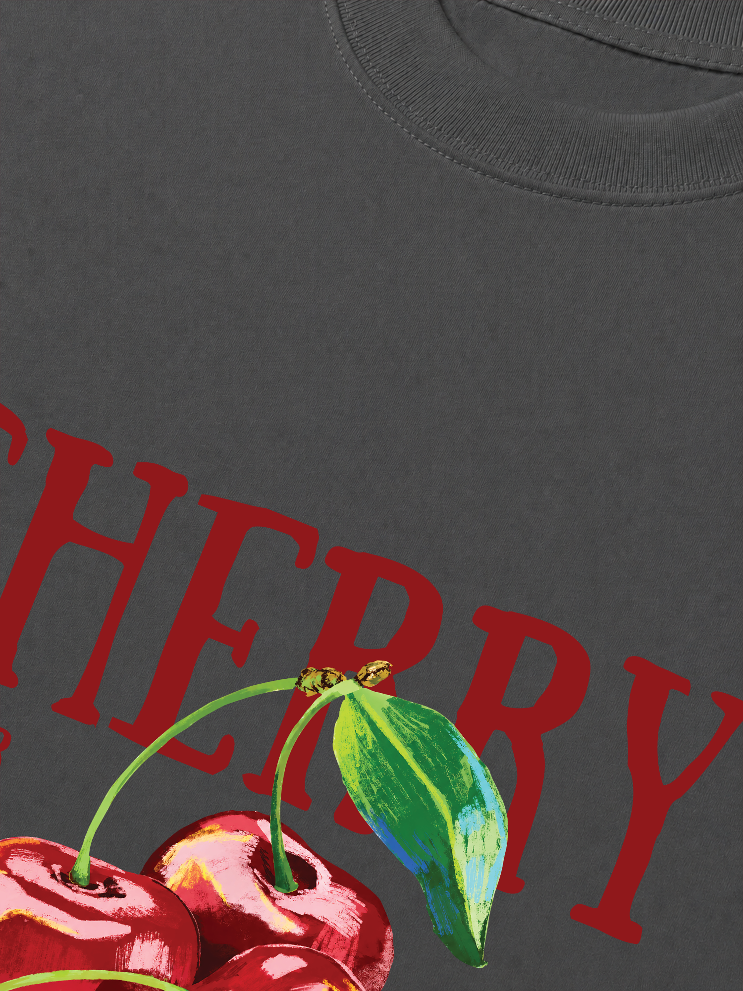 Áo Thun Relaxed Fit Tropical Cherry Summer