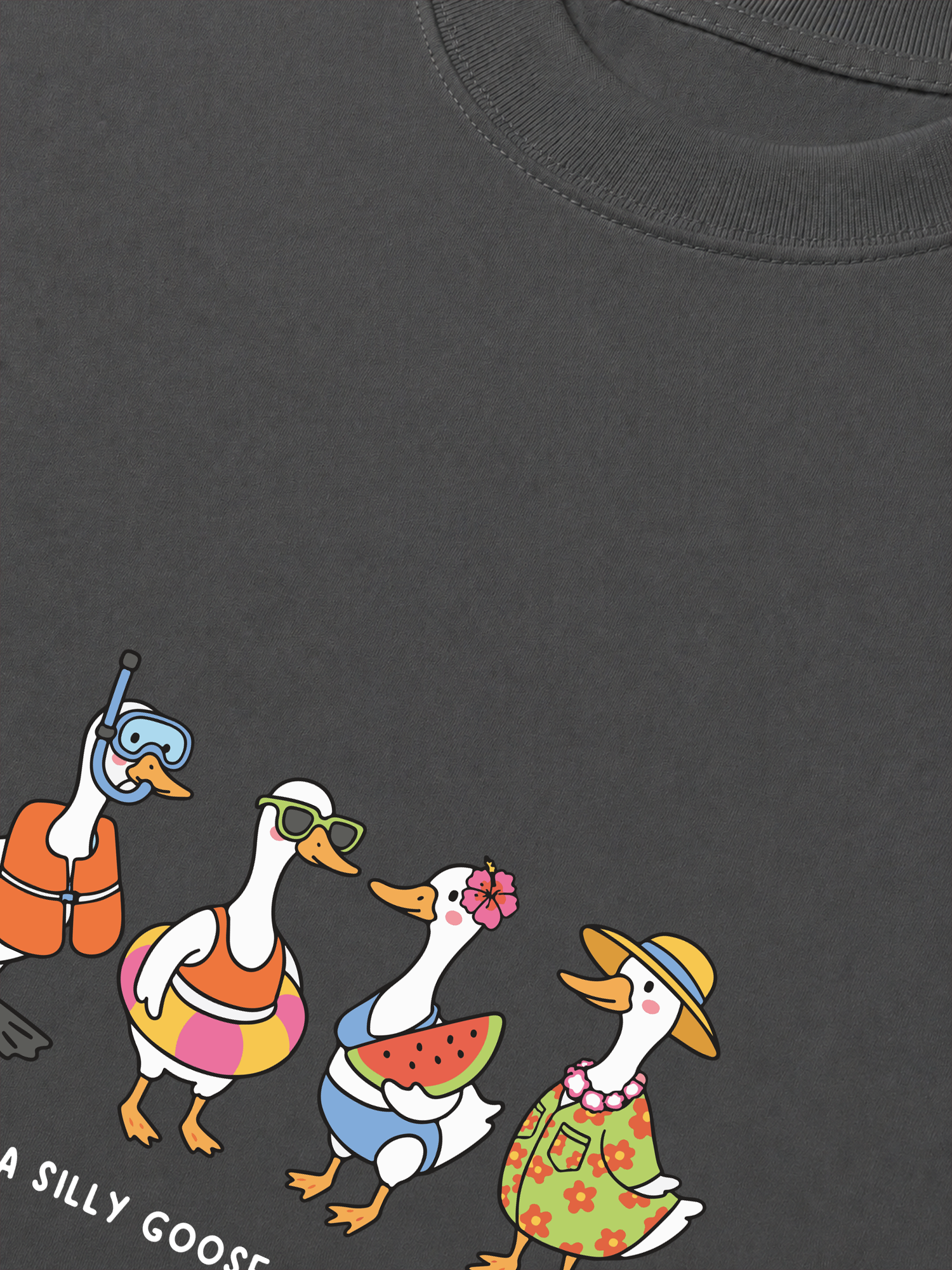 Áo Thun Relaxed Fit Tshirt Tropical Just A Silly Goose