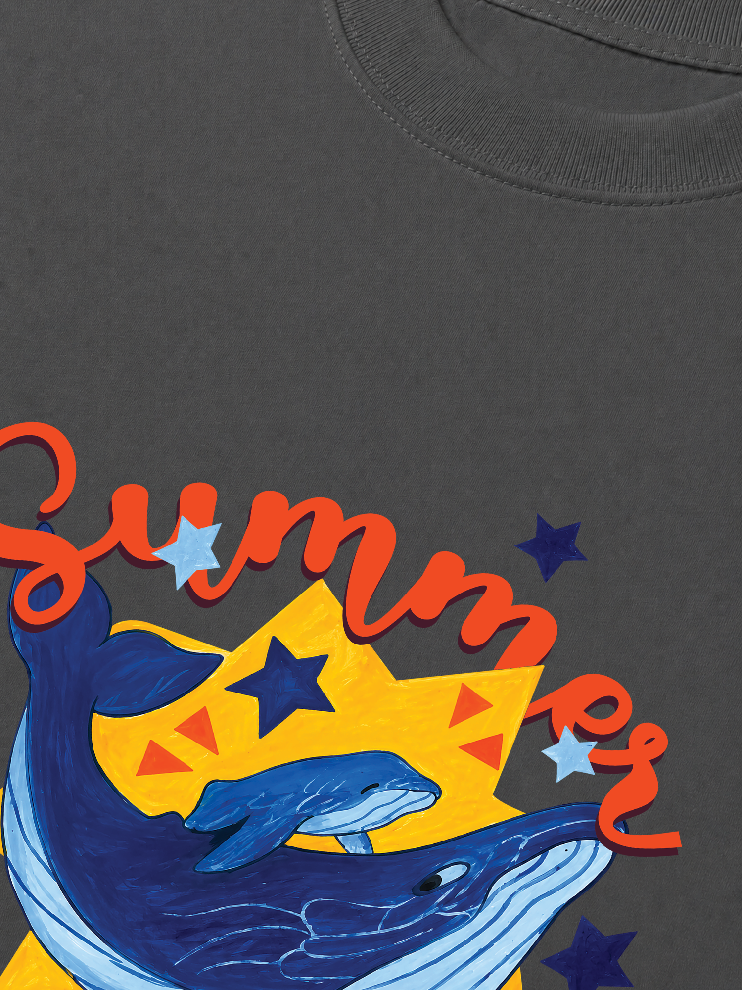 Áo Thun Relaxed Fit Tshirt Tropical Summer Vibes
