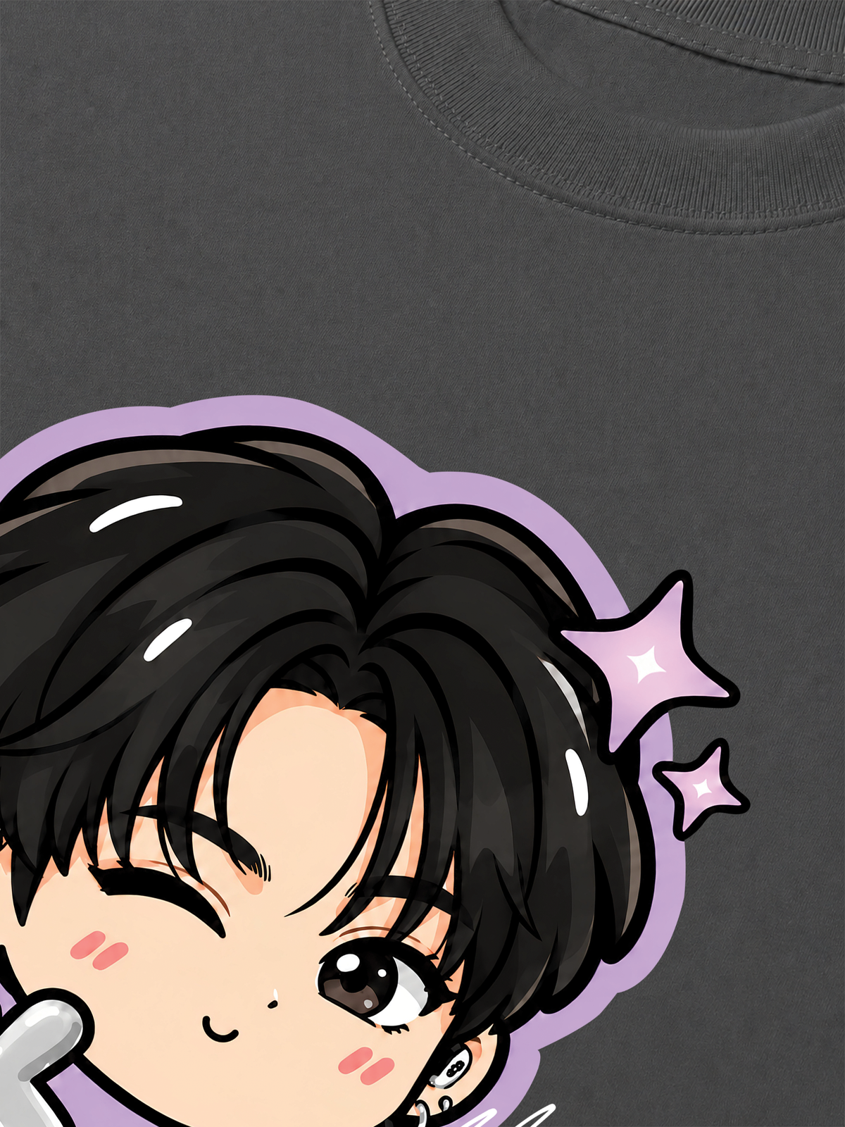 Áo Thun Relaxed Fit JK Chibi
