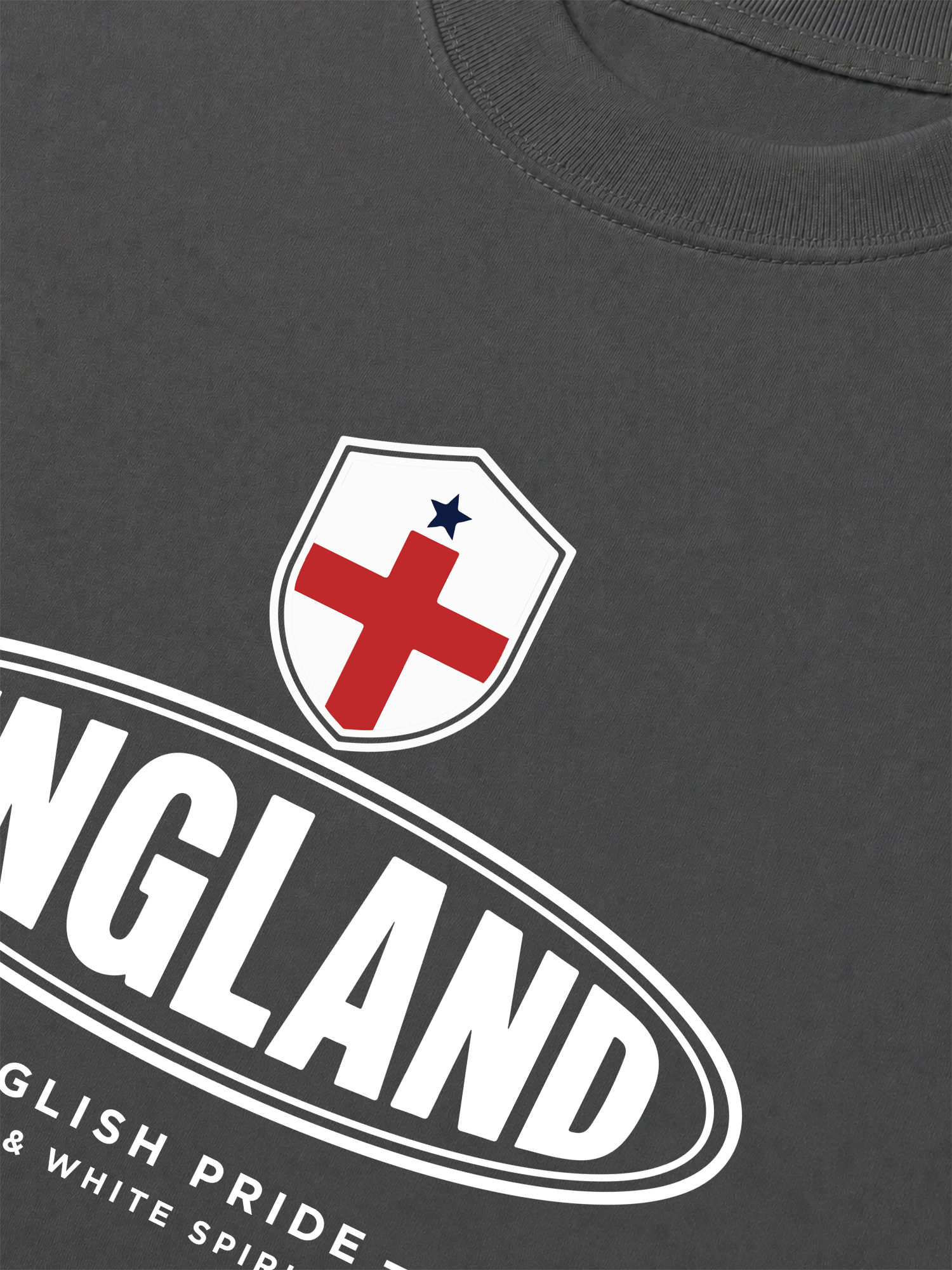 Áo Thun Relaxed Fit Soccer England Red White Spirit