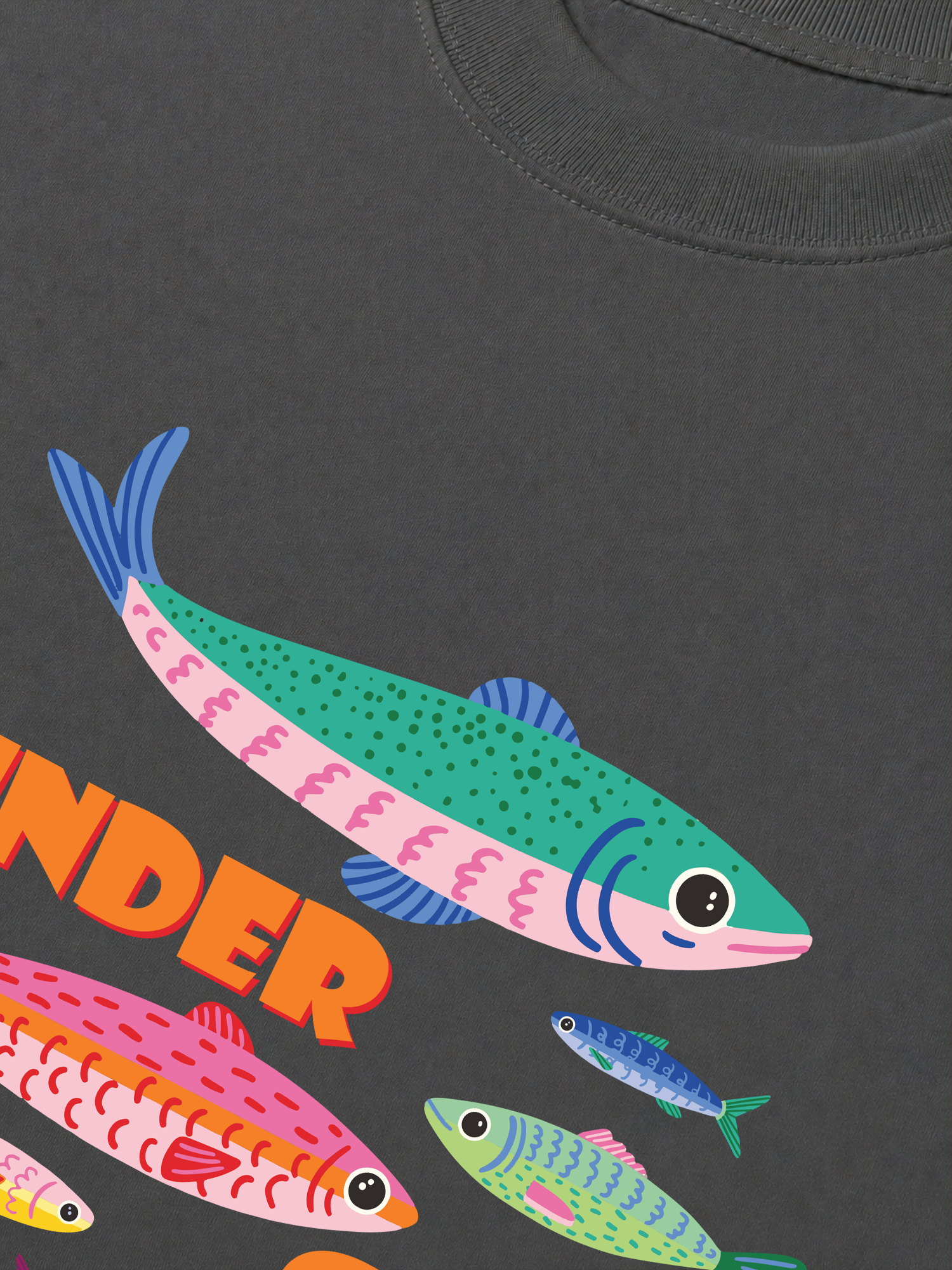 Áo Thun Relaxed Fit Tshirt Tropical Sardine