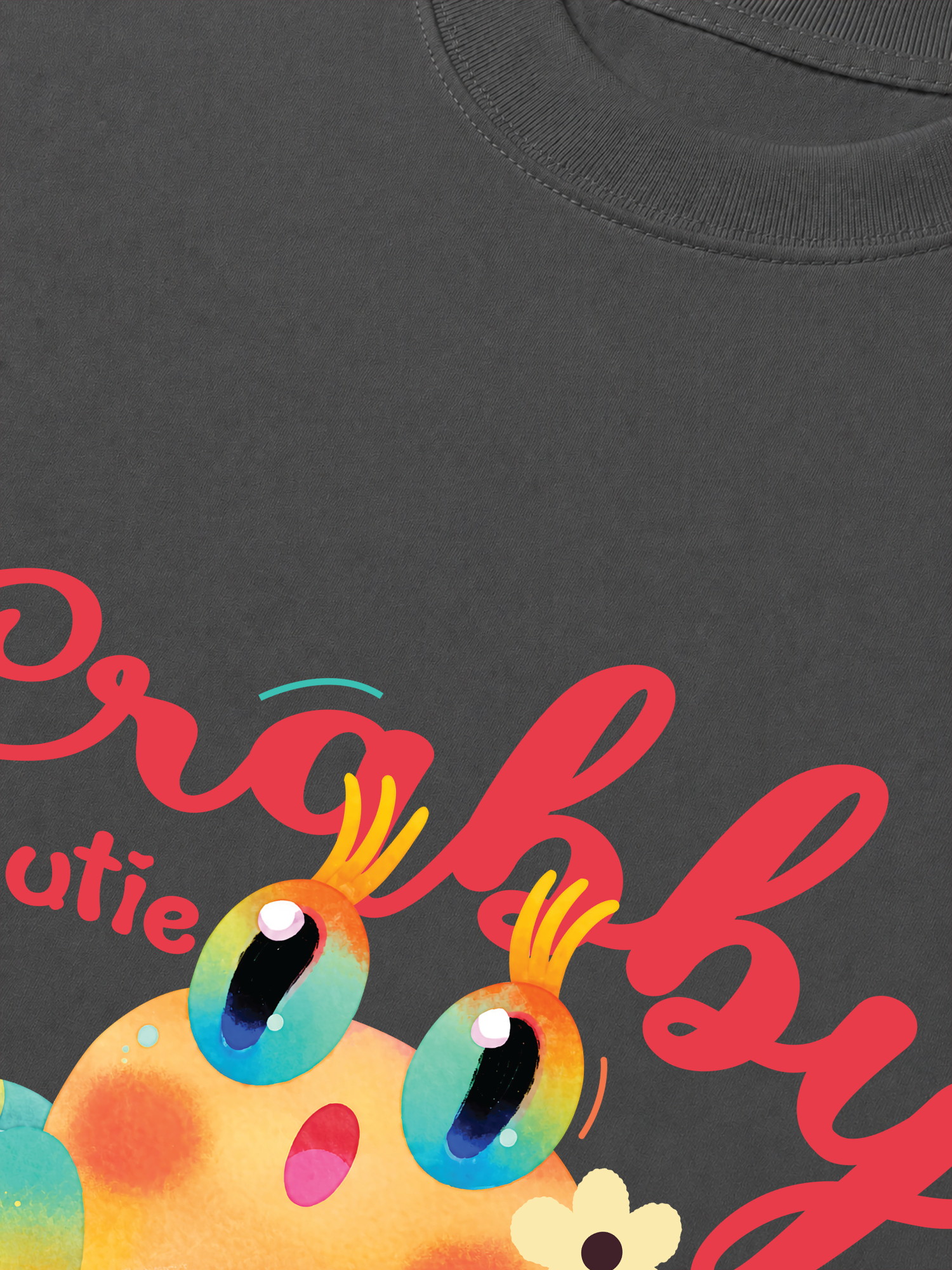 Áo Thun Relaxed Fit Tropical Crabby Cutie