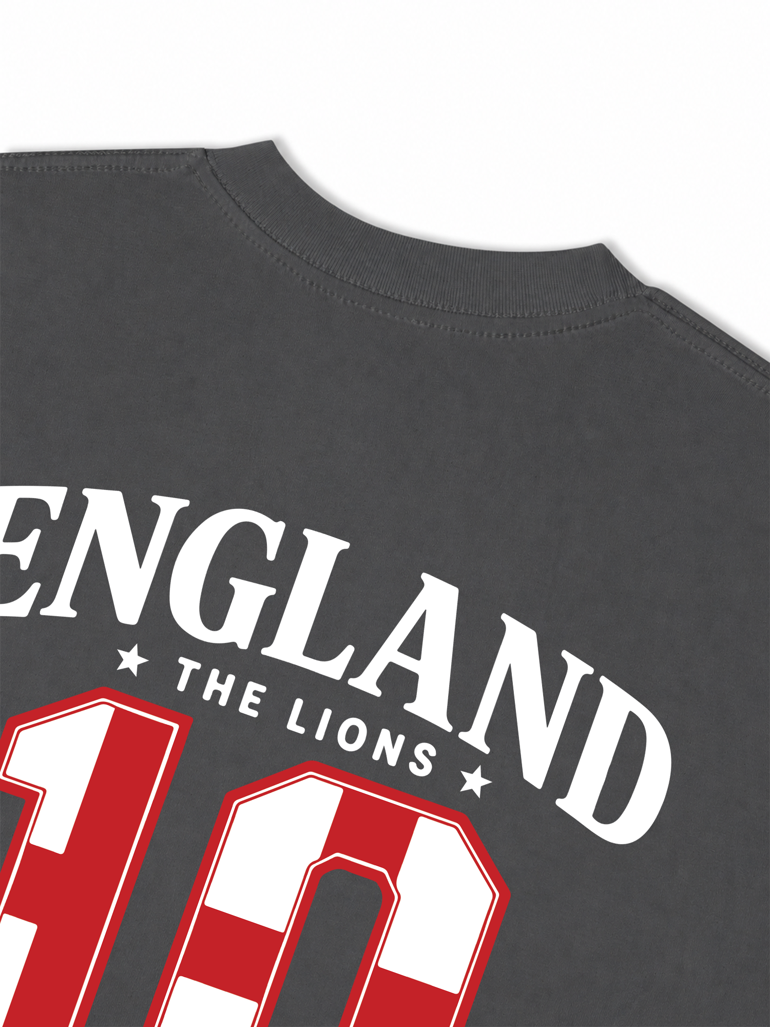 Áo Thun Relaxed Fit Soccer England Red White Spirit