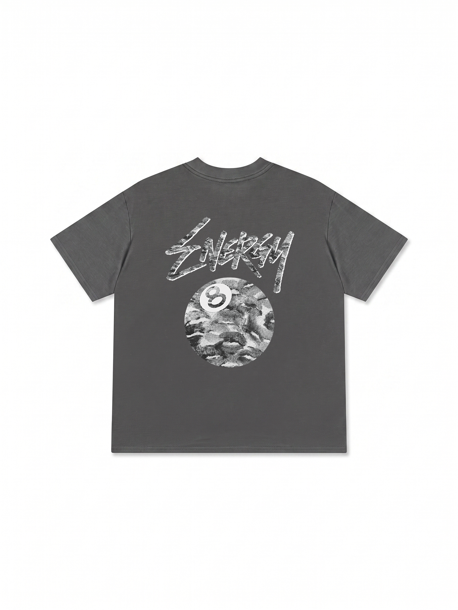 Áo Thun Relaxed Fit Energy Black & White Lucky Kiss