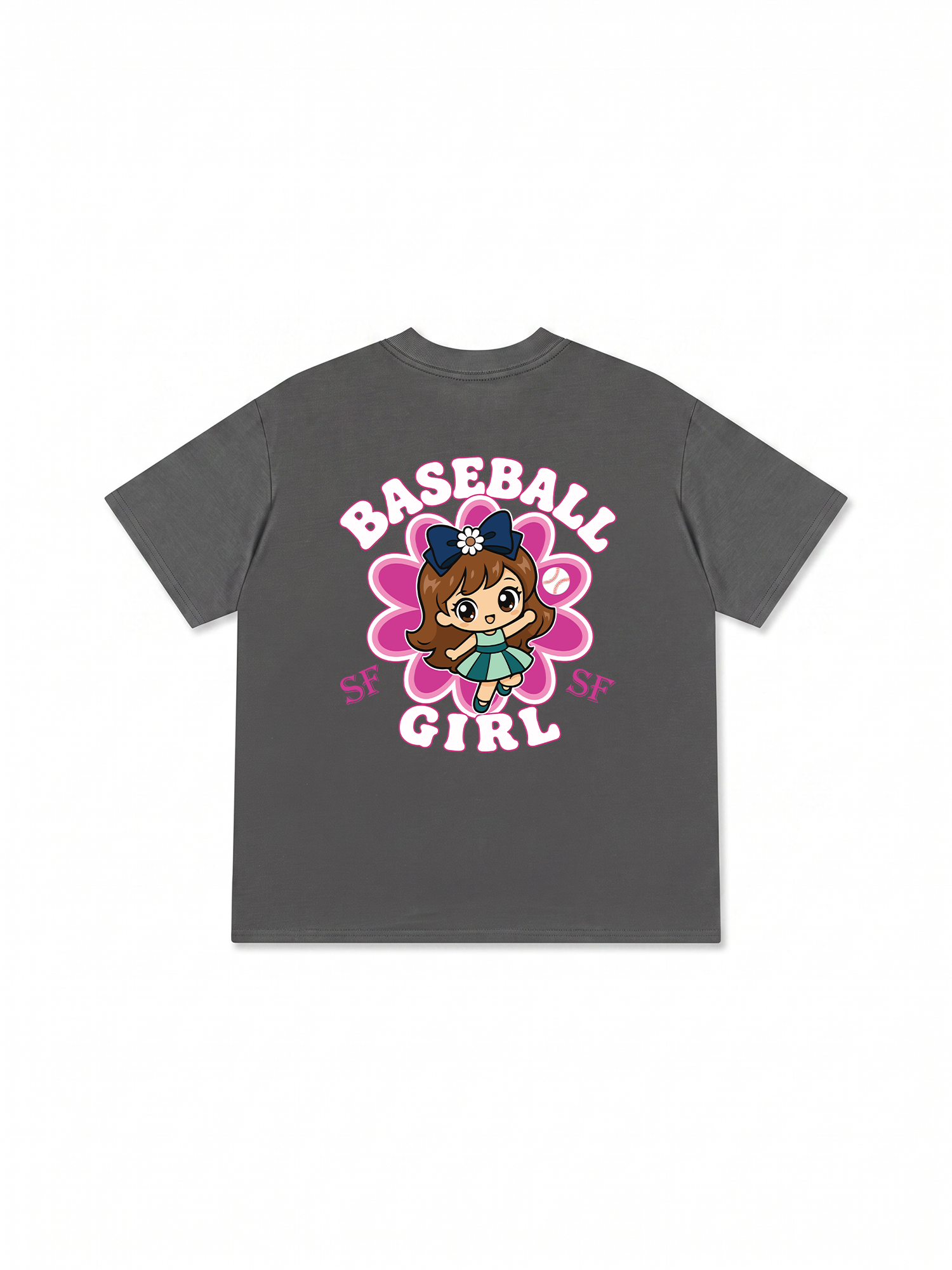 Áo Thun Relaxed Fit Baseball Pink SF