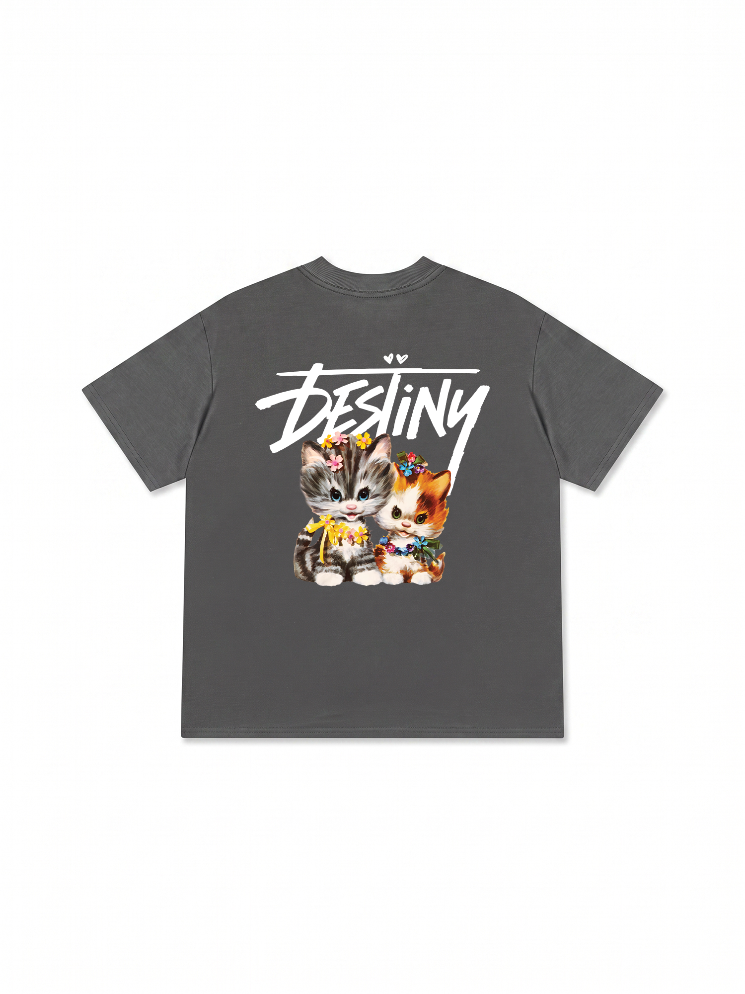 Áo Thun Relaxed Fit Destiny Love Cats