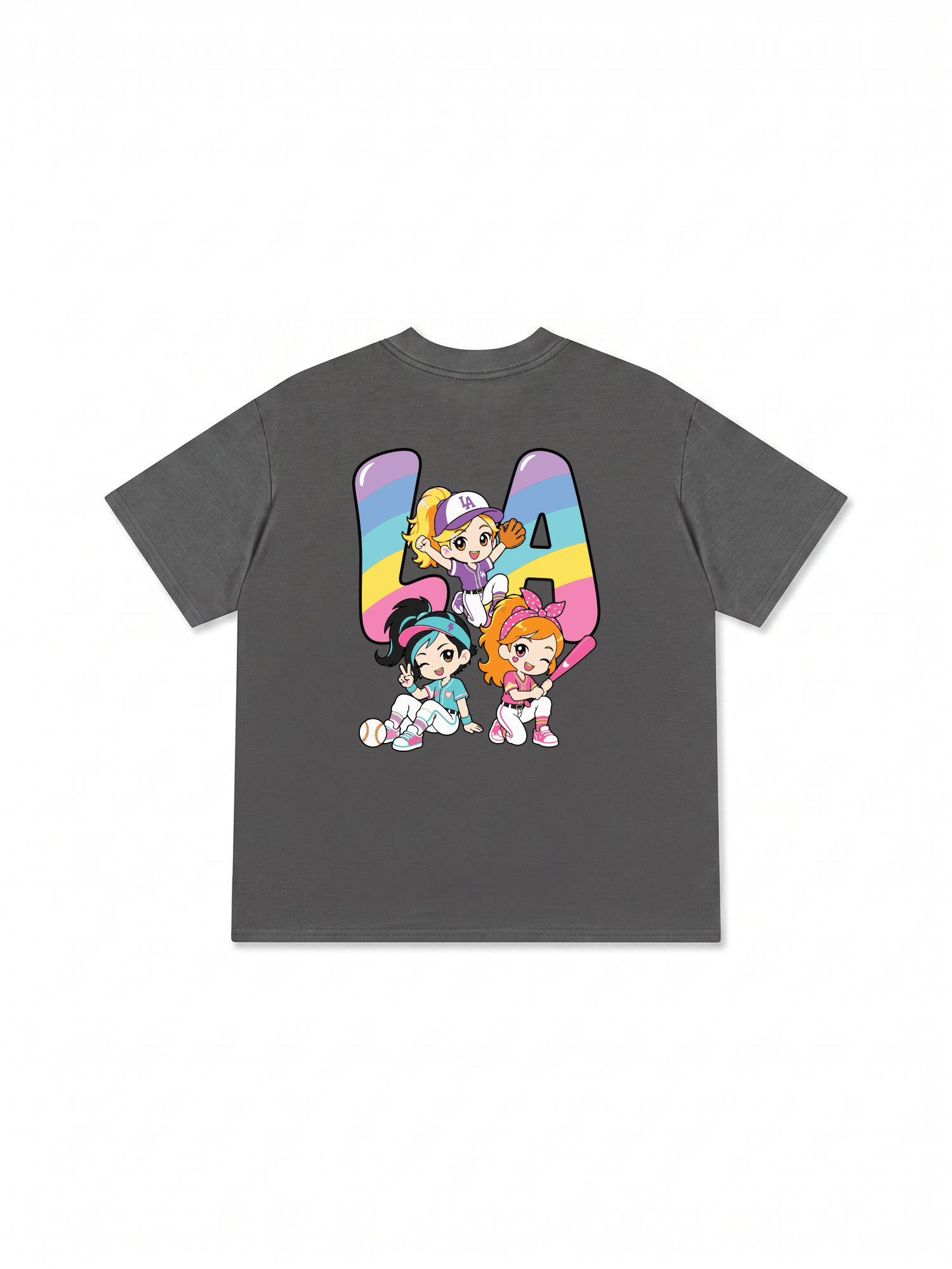 Áo Thun Relaxed Fit Baseball Dream Girls LA
