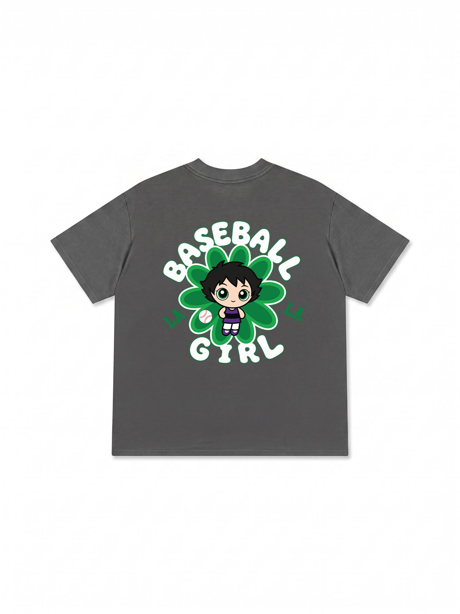 Áo Thun Relaxed Fit Baseball Green LA
