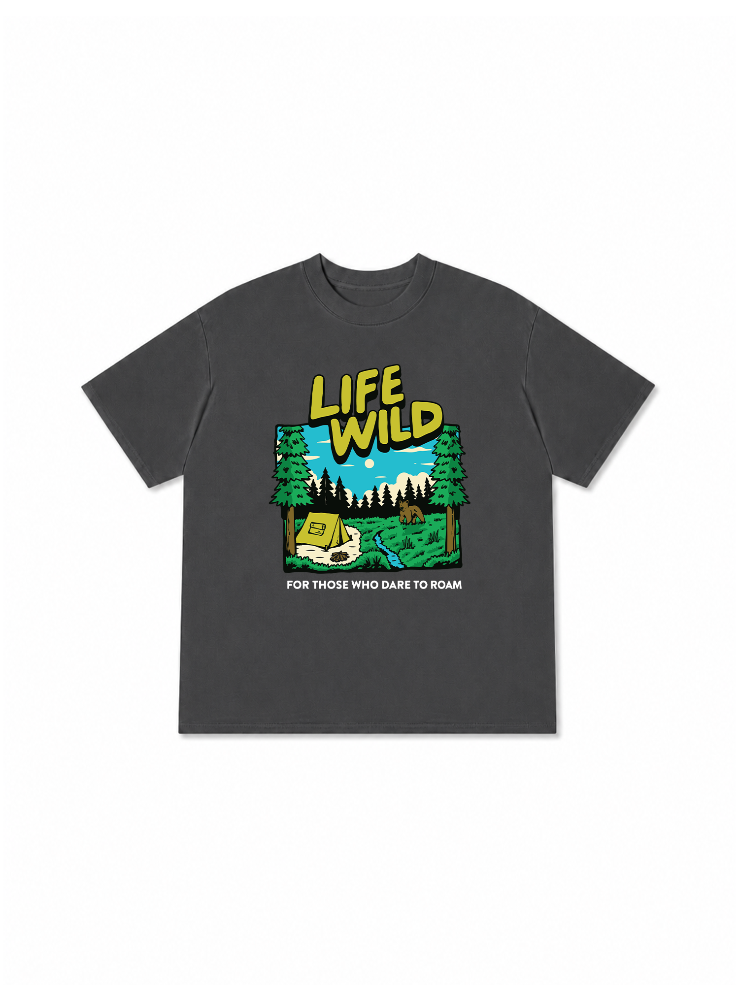 Áo Thun Relaxed Fit Adventure Life Wild