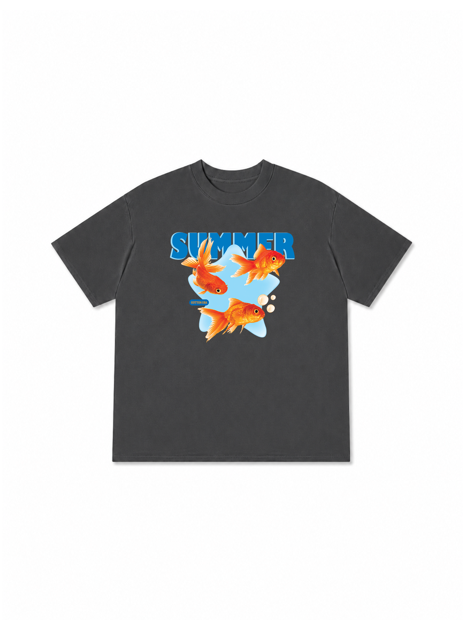 Áo Thun Relaxed Fit Tshirt Tshirt Tropical Summer Goldfish