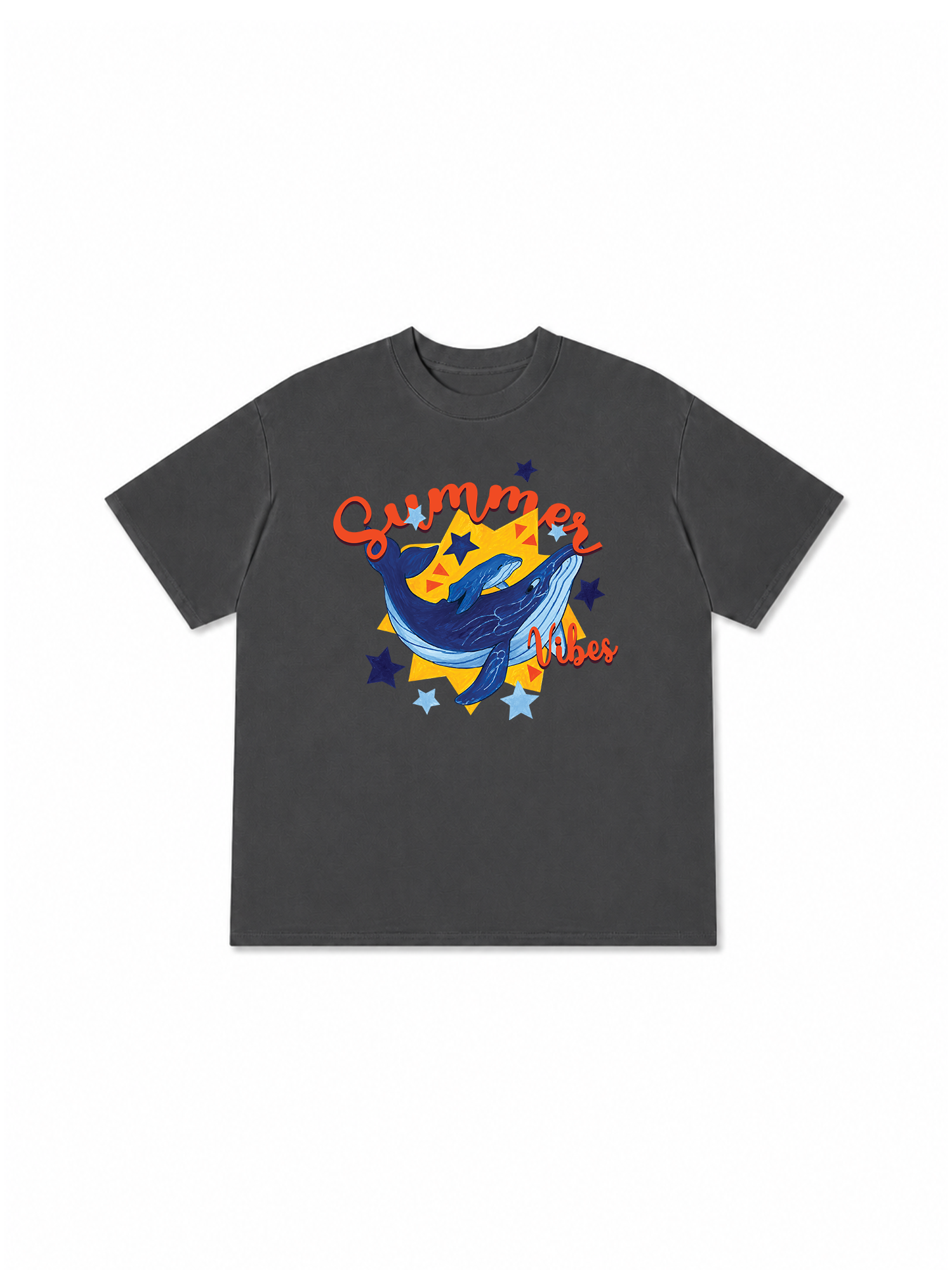 Áo Thun Relaxed Fit Tshirt Tropical Summer Vibes