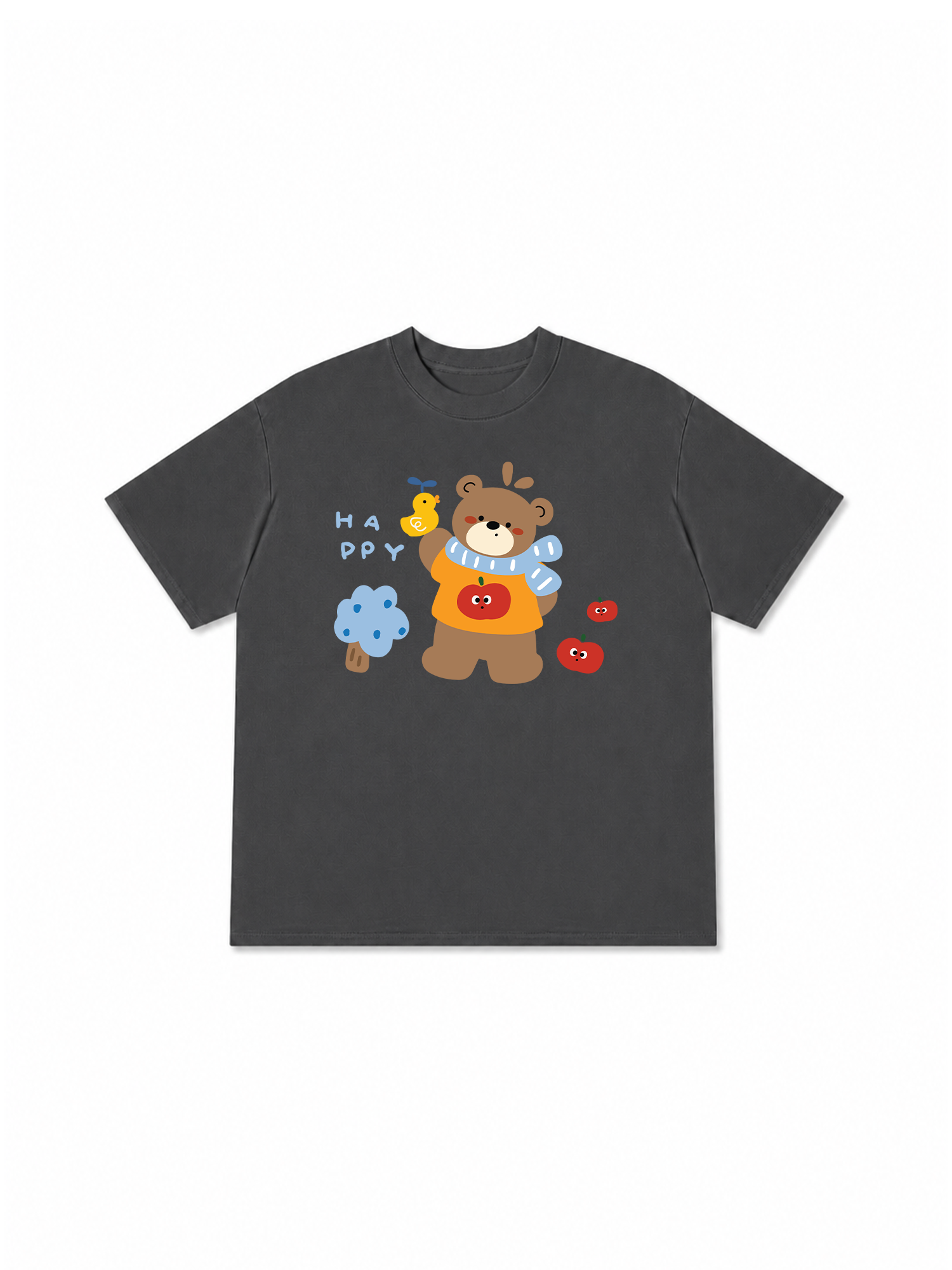 Áo Thun Relaxed Fit Bear Town Happy Bear